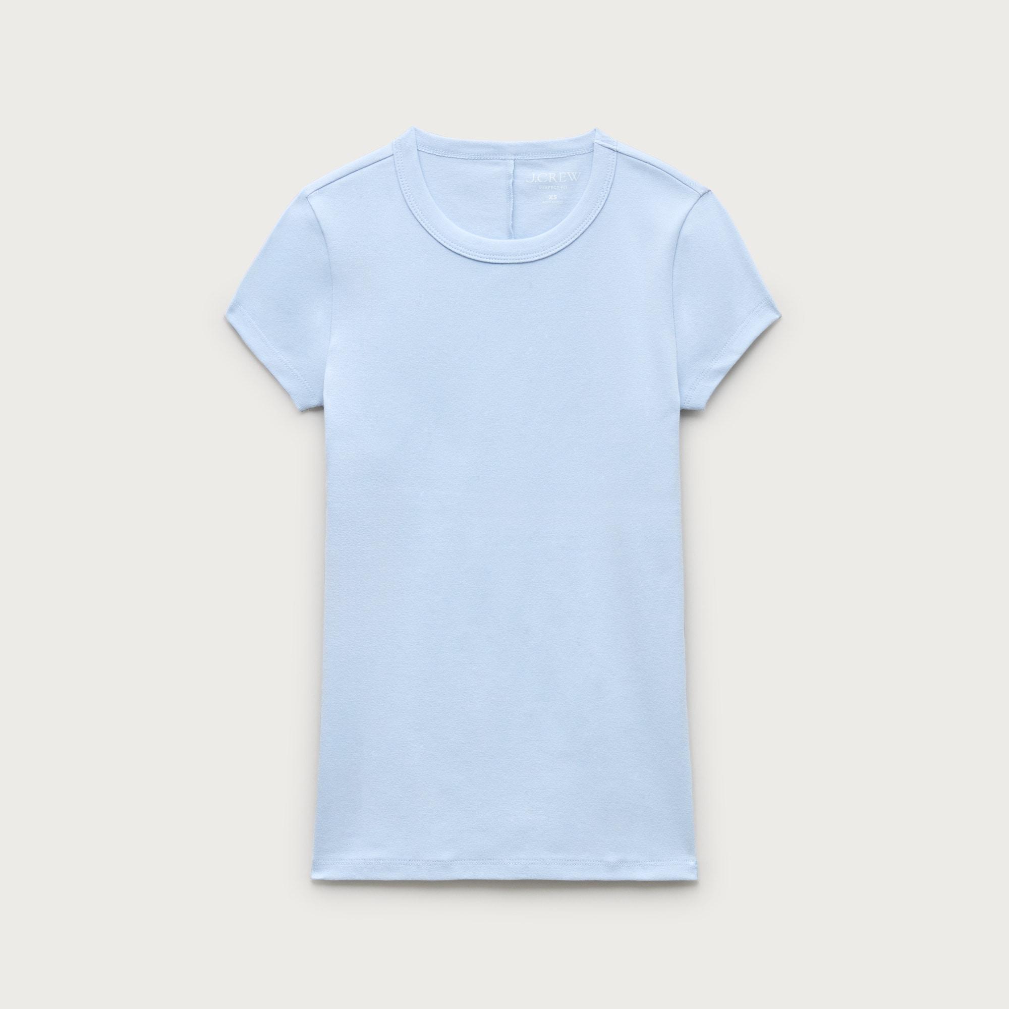 Perfect-fit crewneck T-shirt Product Image