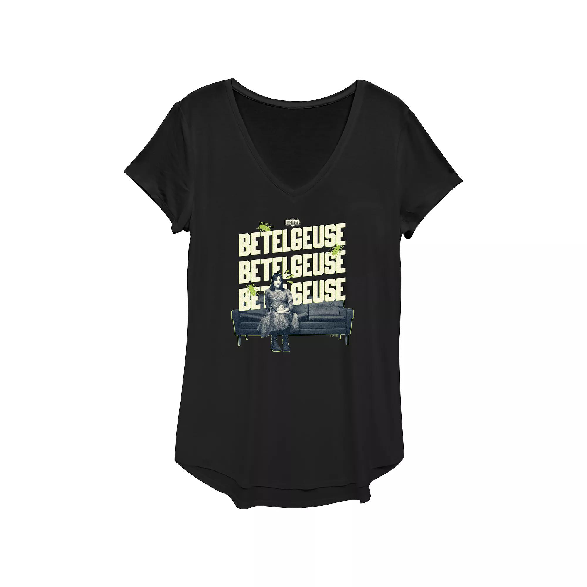 Women's Beetlejuice 2 Astrid On A Couch Graphic Tee,  Product Image