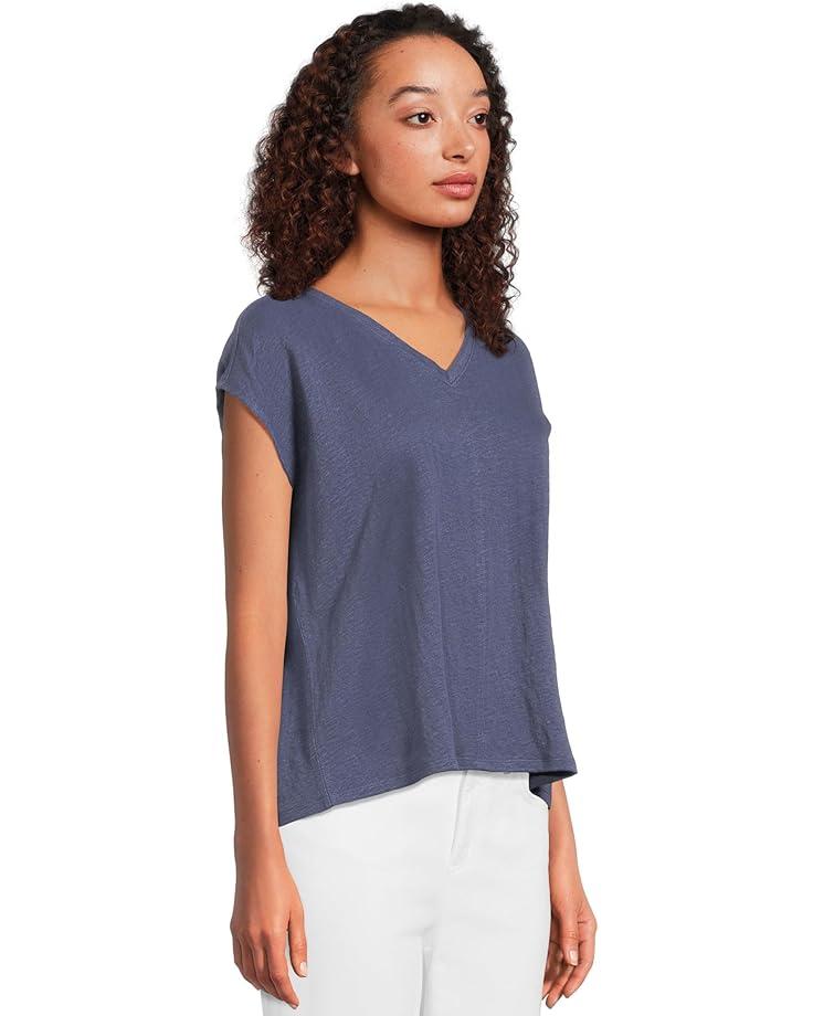 Women's Eileen Fisher V Neck Square Tee Product Image