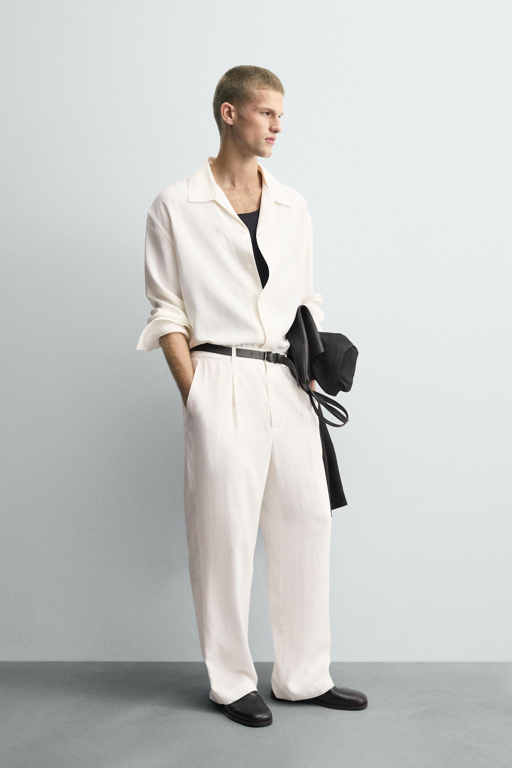 RELAXED FIT FLOWY SHIRT Product Image