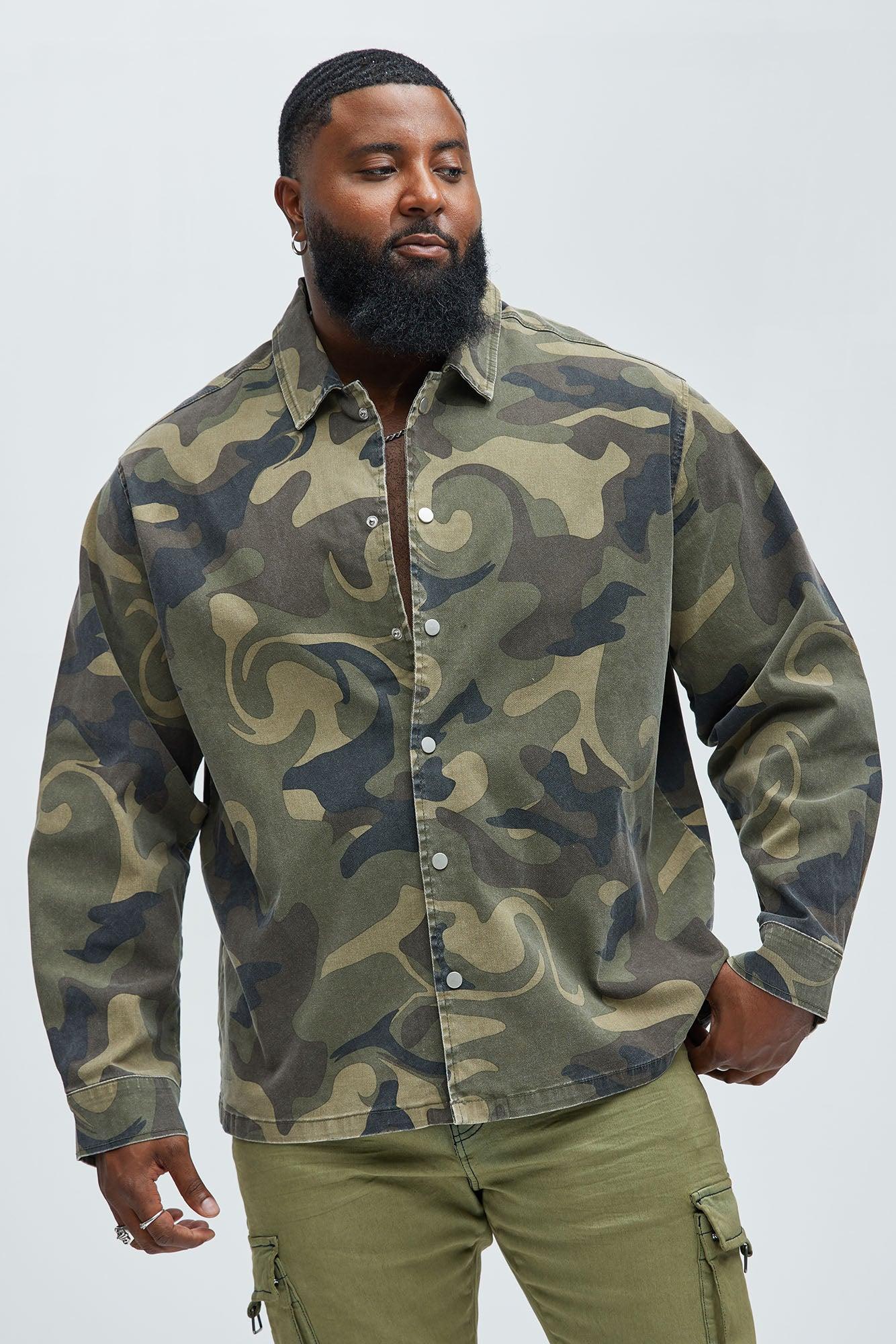 Won't Do Camo Long Sleeve Shirt - Camouflage Product Image