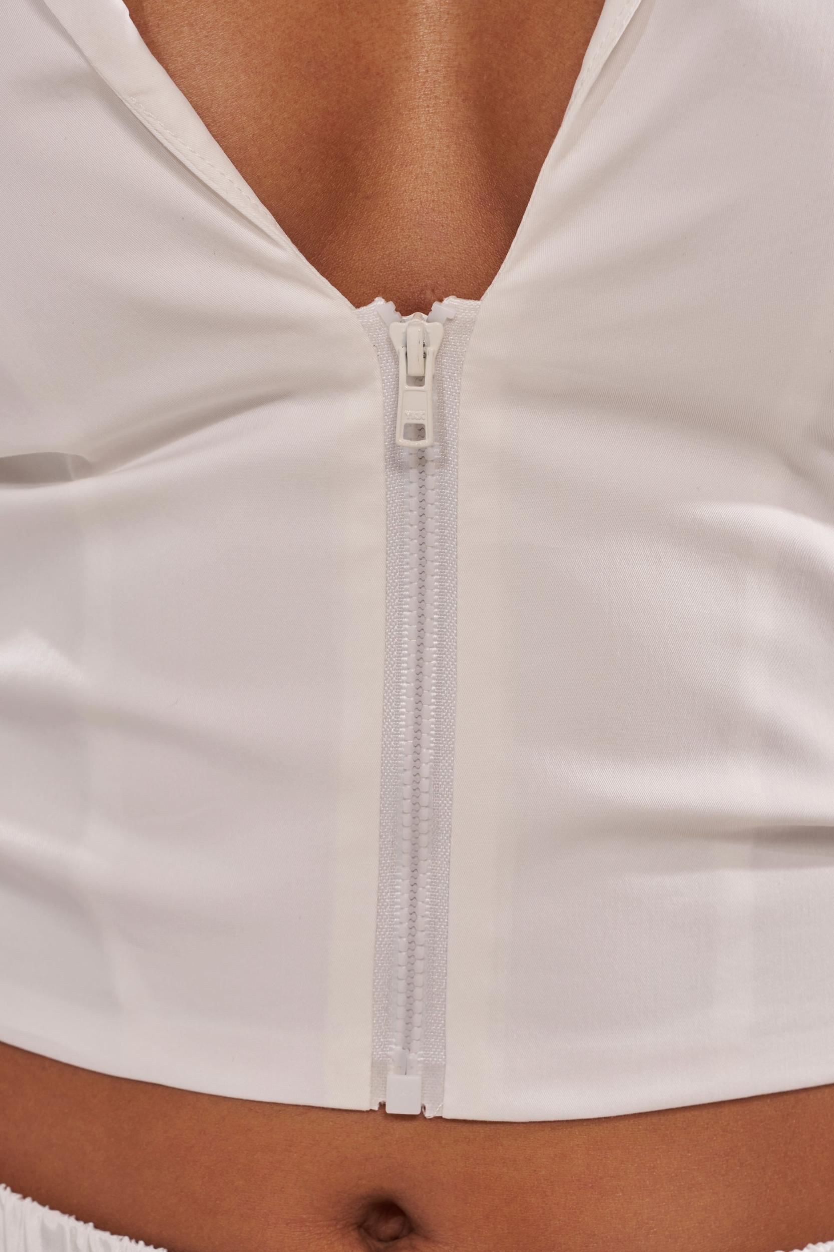 EFFORTLESS CORSET BLOUSE TOP Product Image