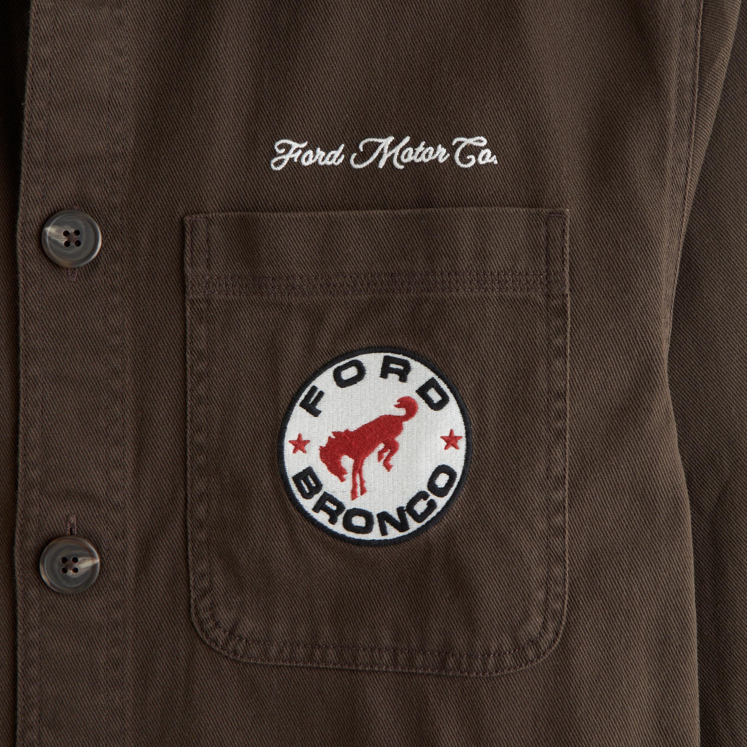 Twill Graphic Shirt Jacket Product Image