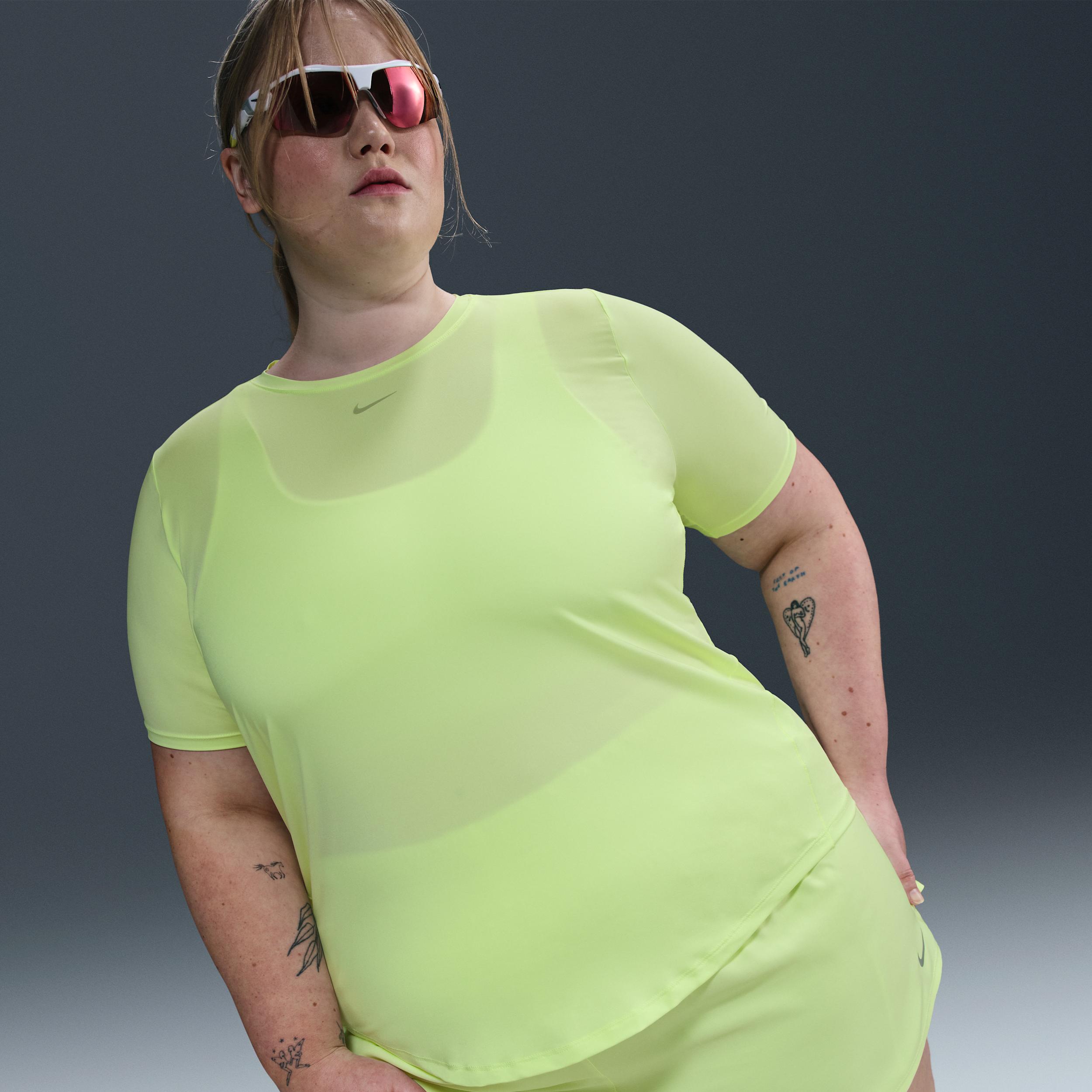 Nike One Classic Women's Dri-FIT Short-Sleeve Top (Plus Size) Product Image