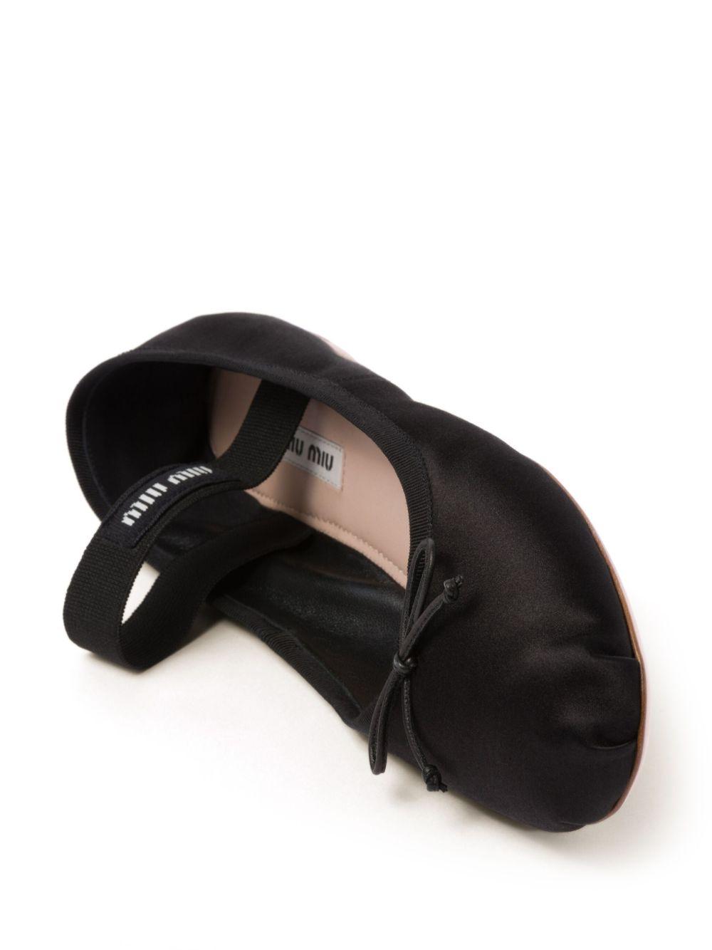 logo-strap ballerina shoes Product Image