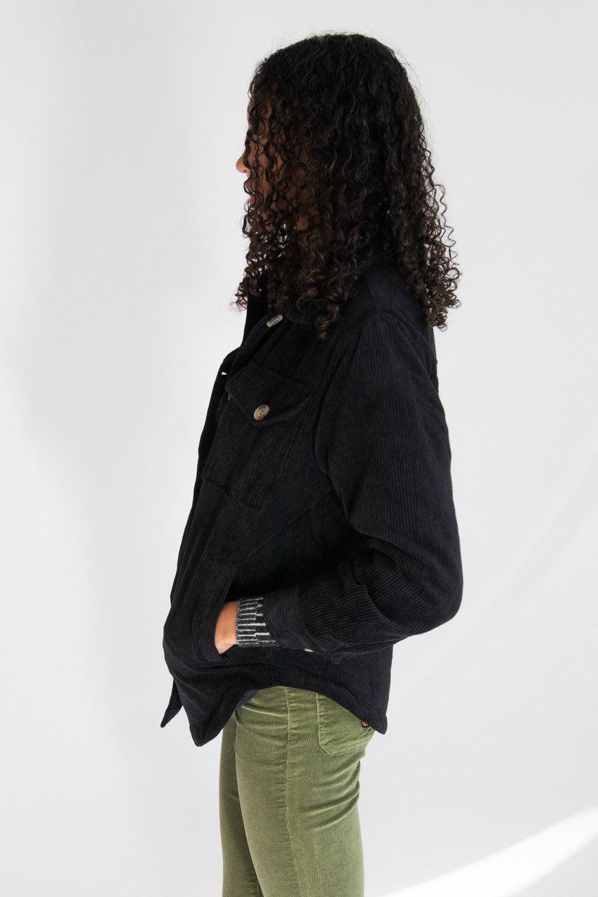 Sherpa Trim Corduroy Jacket Product Image