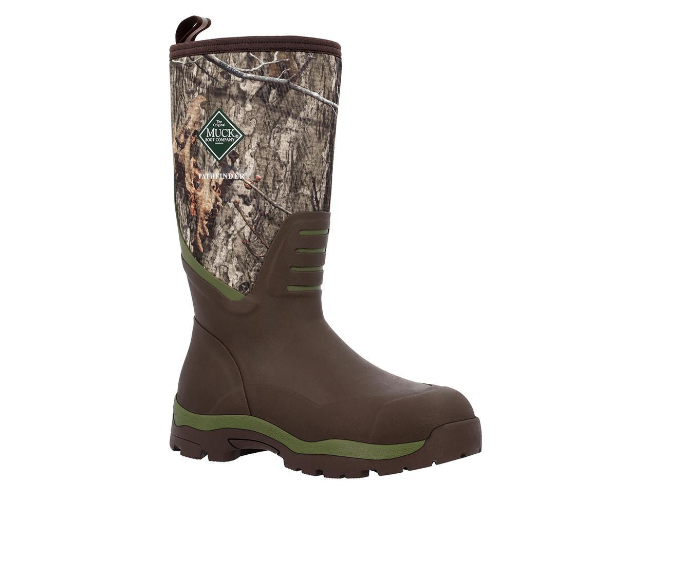 Men's Muck Boots Pathfinder Mossy Oak Work Boots Product Image