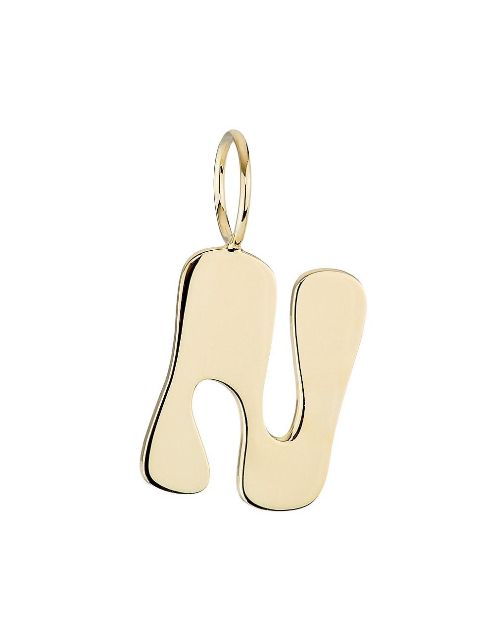 Womens Kelso 18K-Gold-Plated Initial Charm Product Image