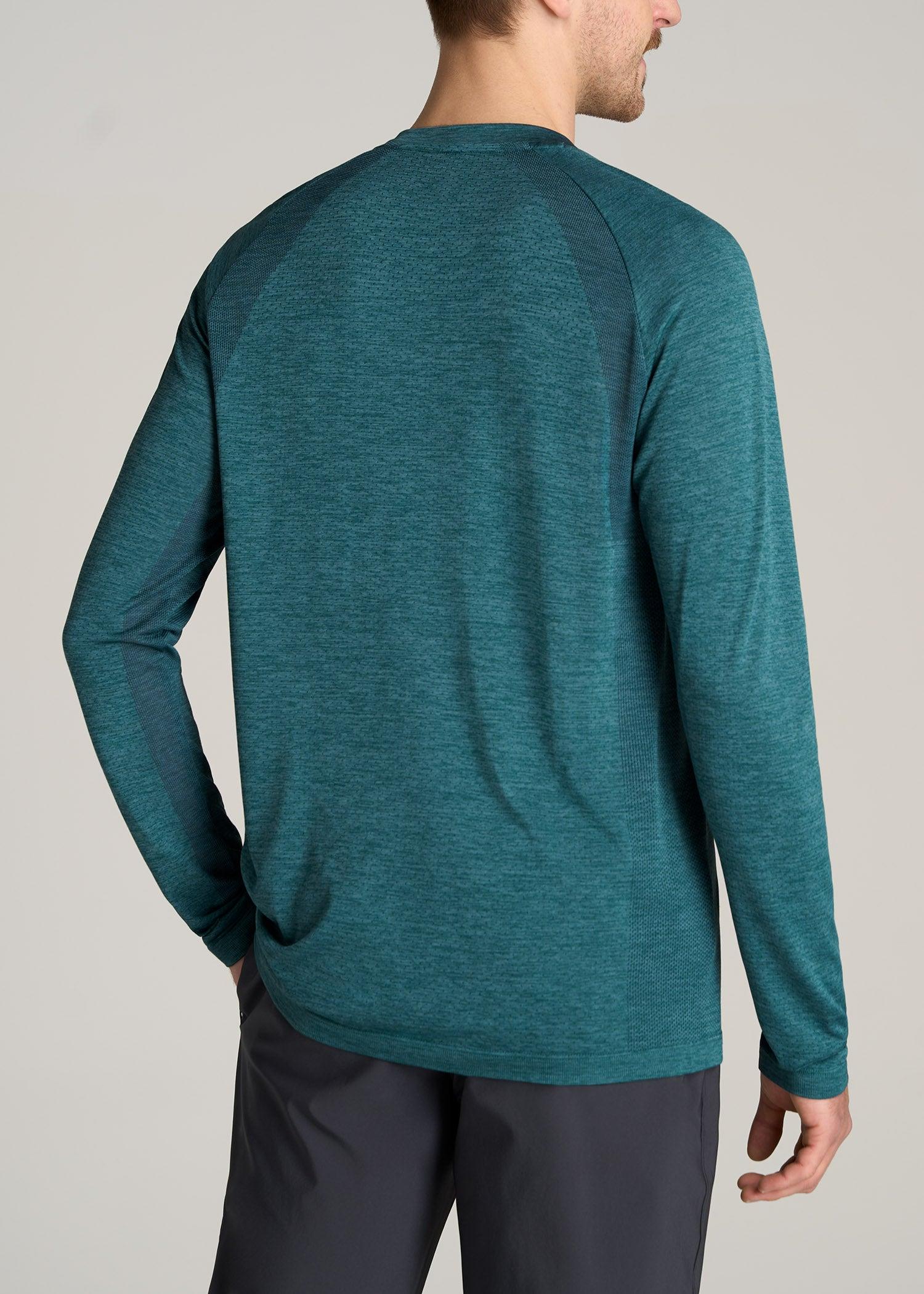 A.T. Performance MODERN-FIT Raglan Shirt for Tall Men in Teal Mix Male Product Image