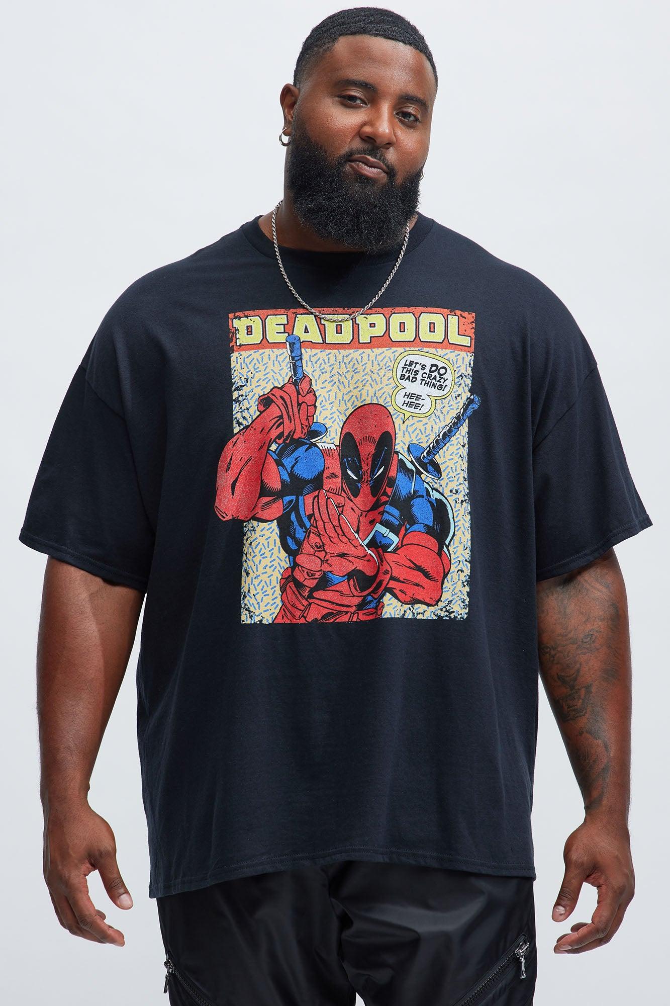 Marvel Deadpool Short Sleeve Tee - Black Product Image