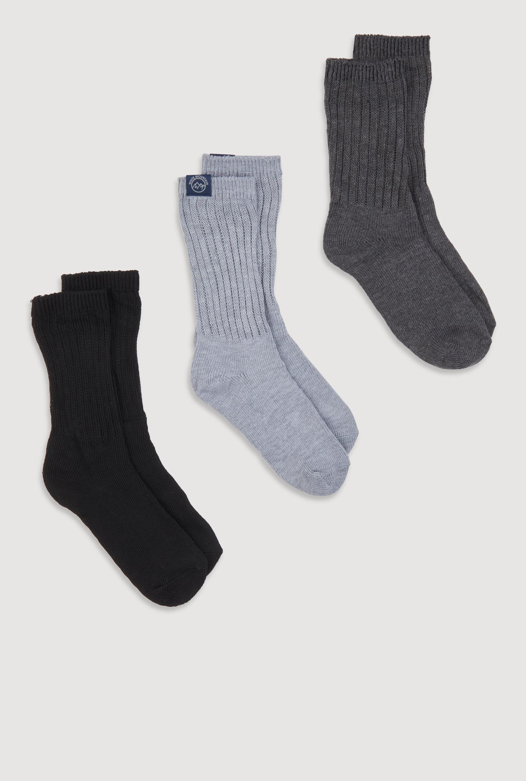 Solid Slouch Boot Socks 3 Pack Size 4-10 Female Product Image