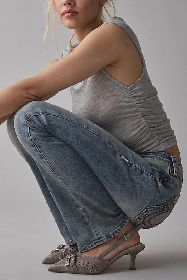 Urban Outfitters UO Wren Buckle Slingback Kitten Heel Womens at Urban Outfitters Product Image