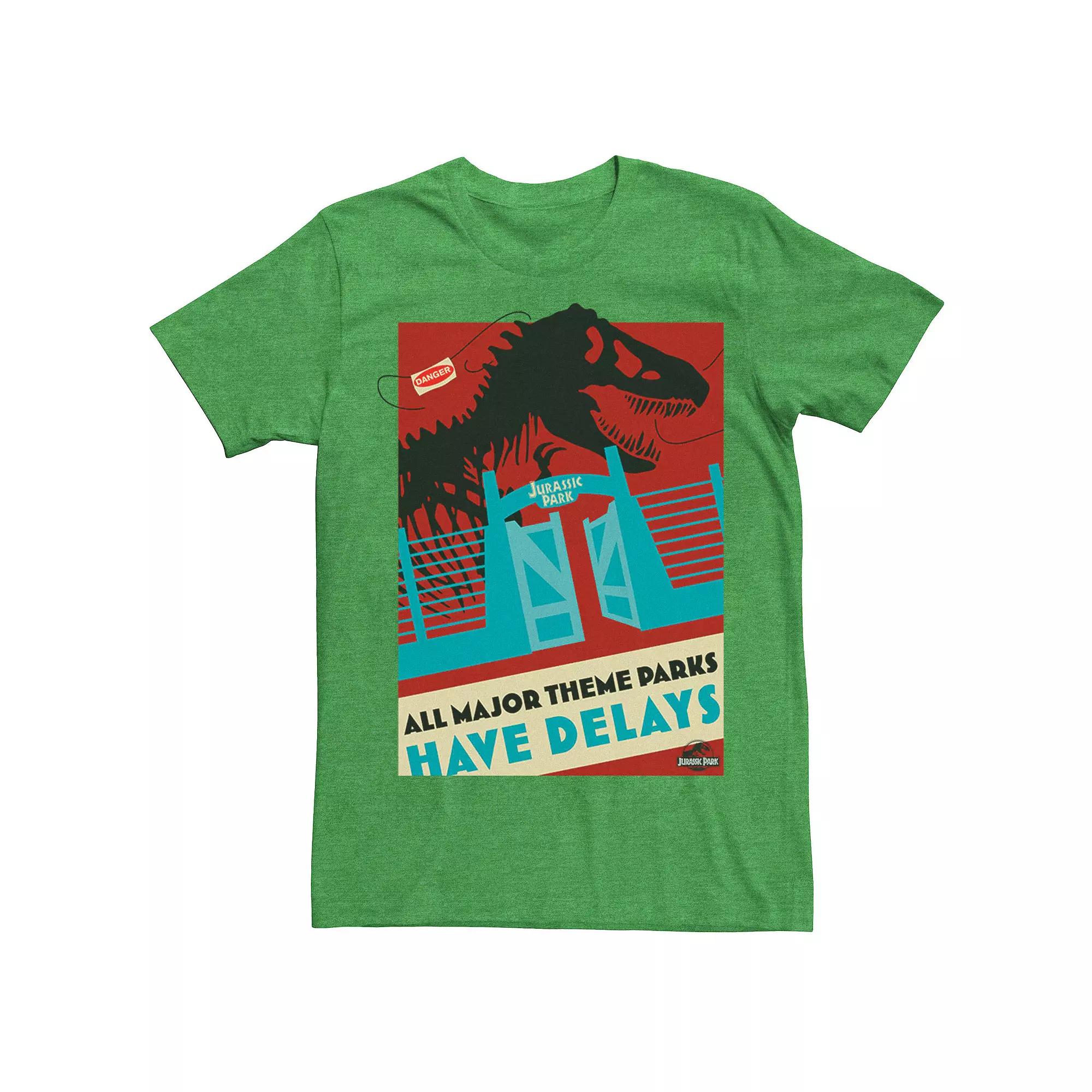 Men's Jurassic Park Delays Simple Gate Tee,  Product Image