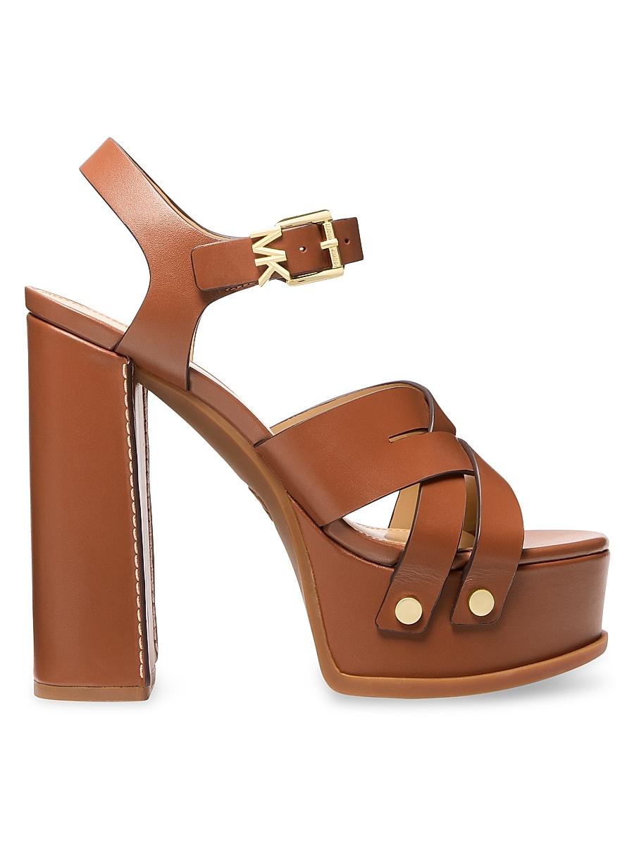 Womens Nora 125MM Leather Platform Sandals Product Image
