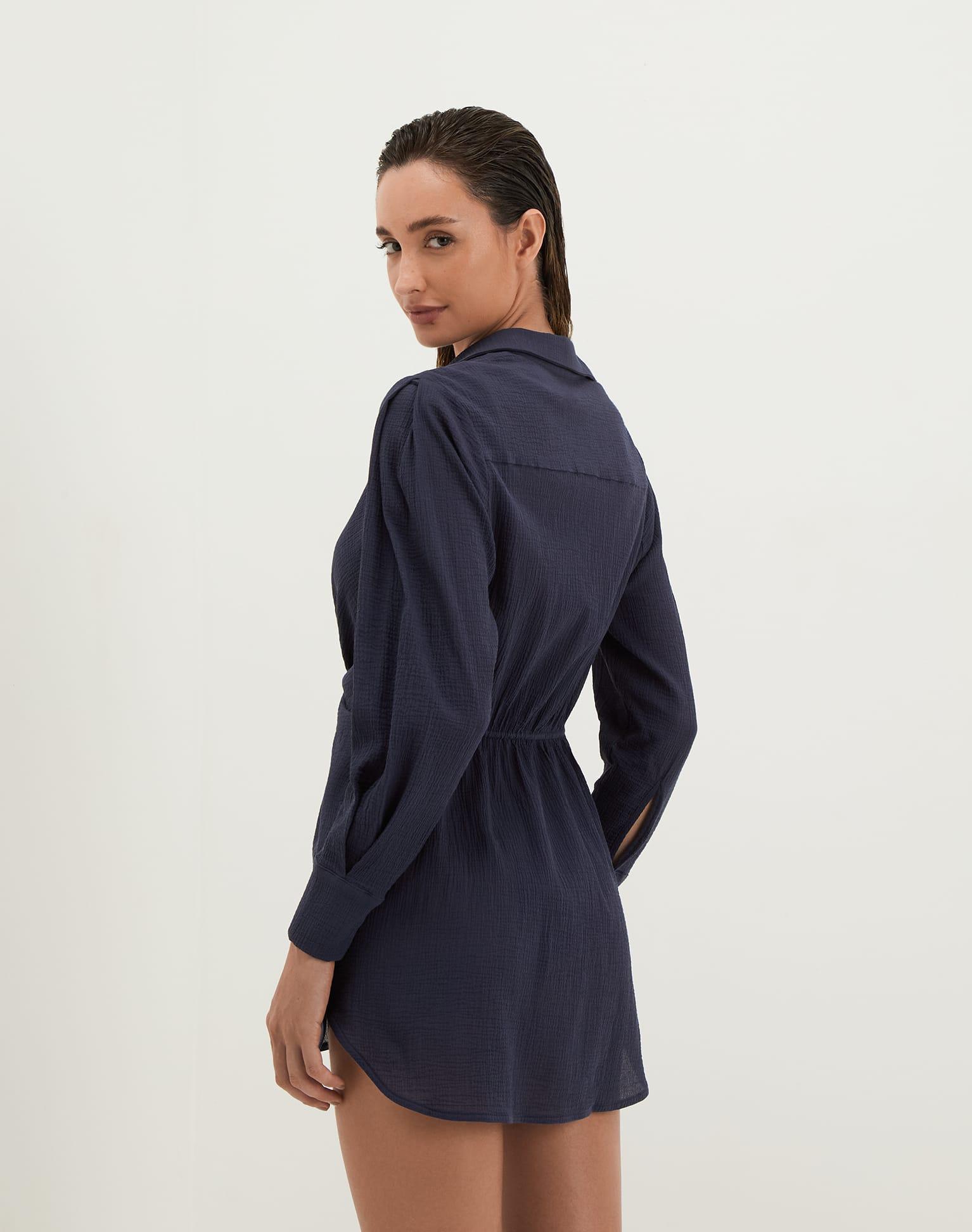 Juliete Short Cover Up - Sailboat Product Image