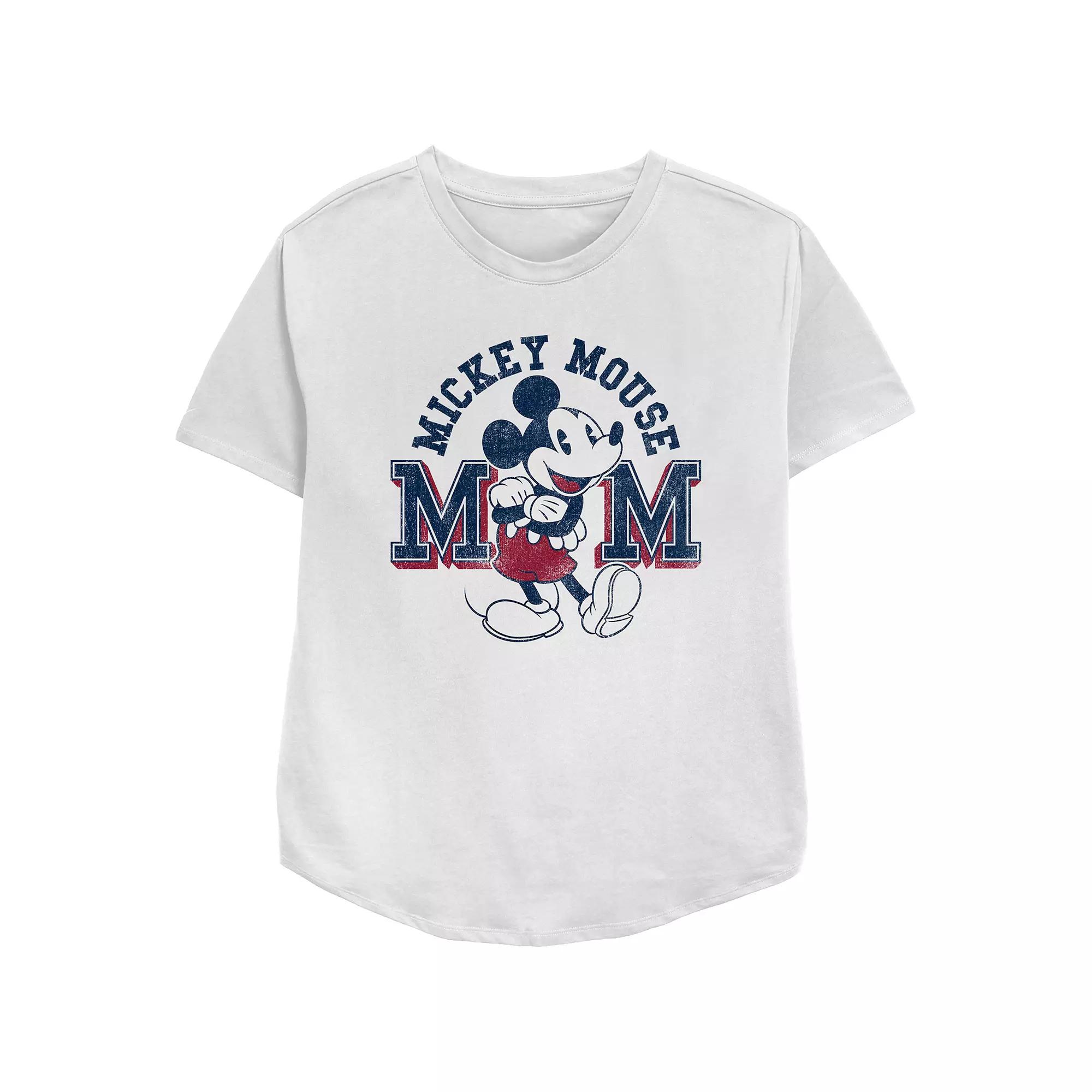 Disney's Mickey Mouse Mom Relaxed Fit Women's Graphic Tee,  Product Image