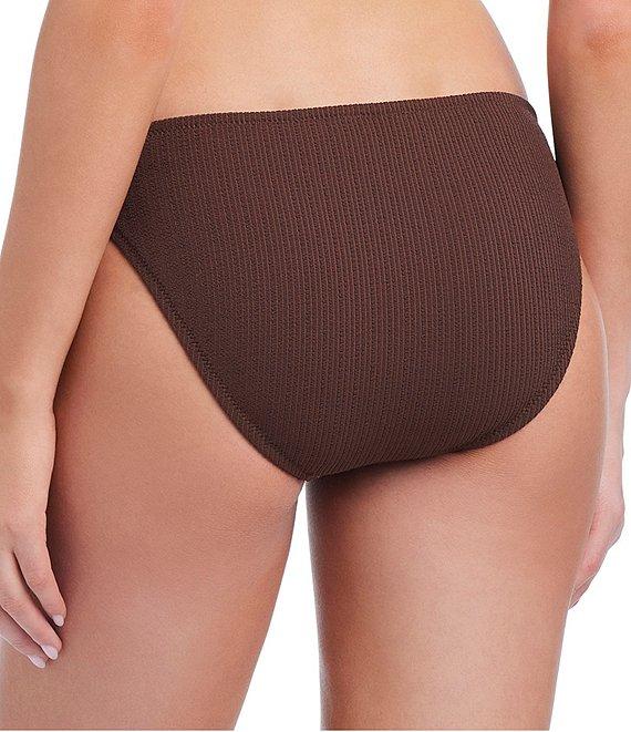 Sanctuary Stay Connected Solid Texture High Waist Swim Bottom Product Image
