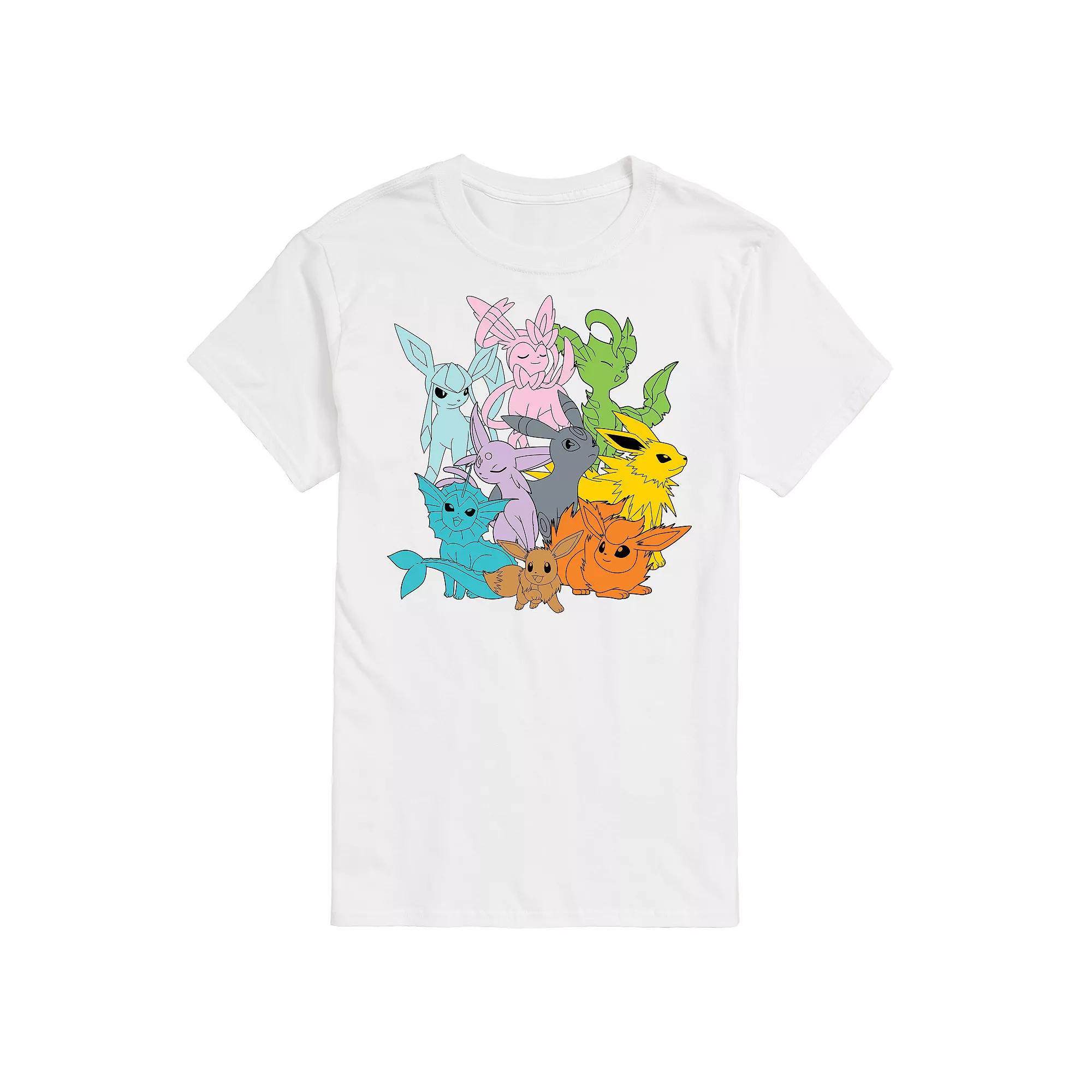 Big & Tall Pokemon Every Eeveelution Graphic Tee, Men's,  Product Image