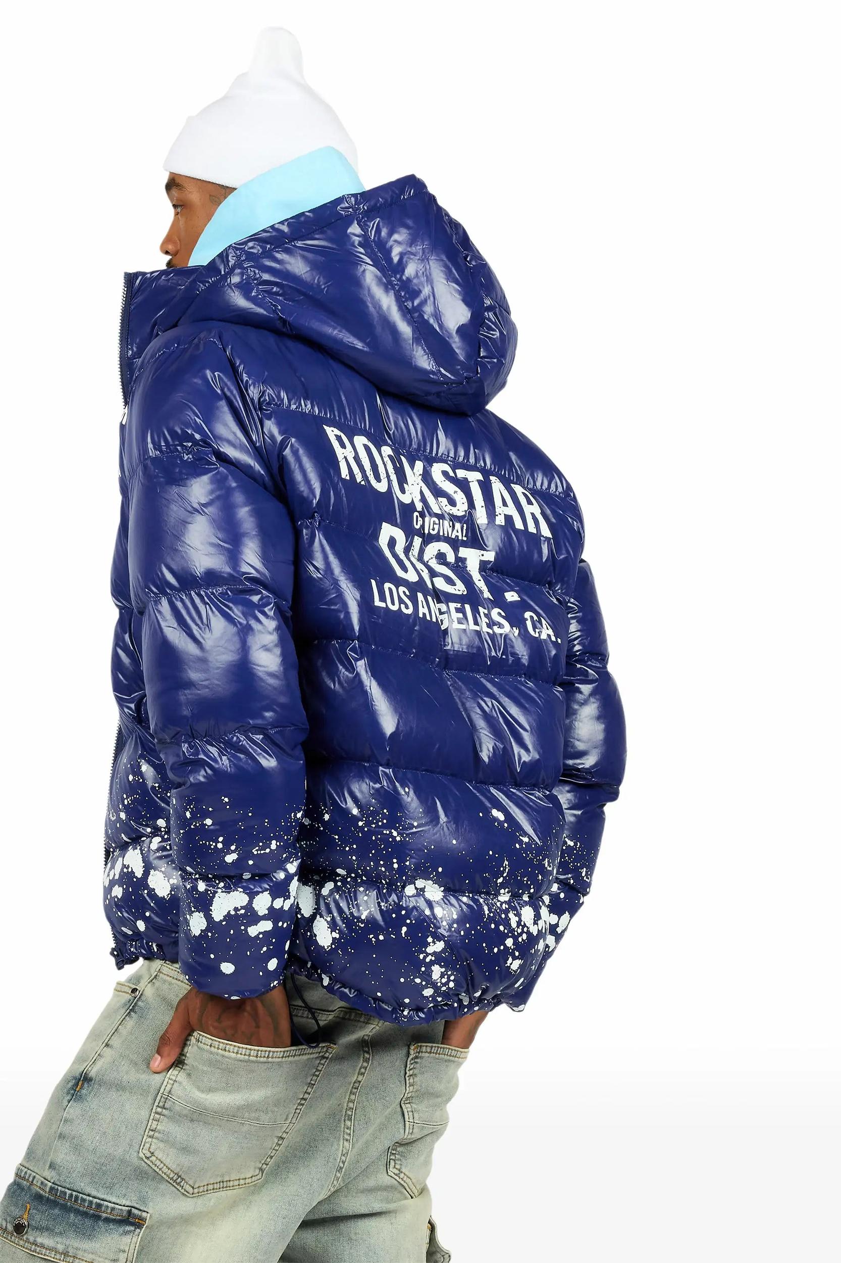 Cortie Blue Baggy Fit Jean Male Product Image