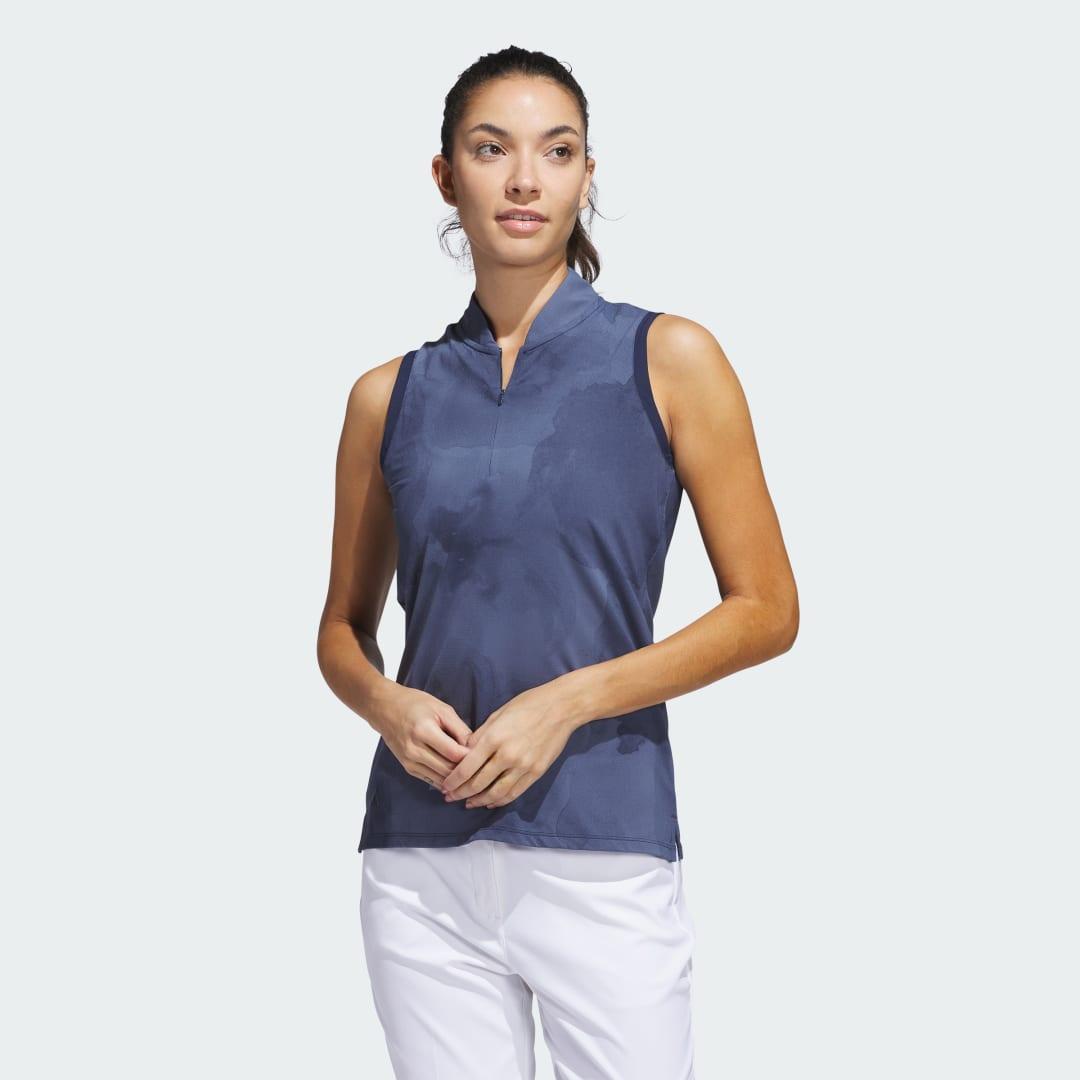 adidas Ultimate365 Tour Polo Shirt Aurora Ivy L Womens Product Image