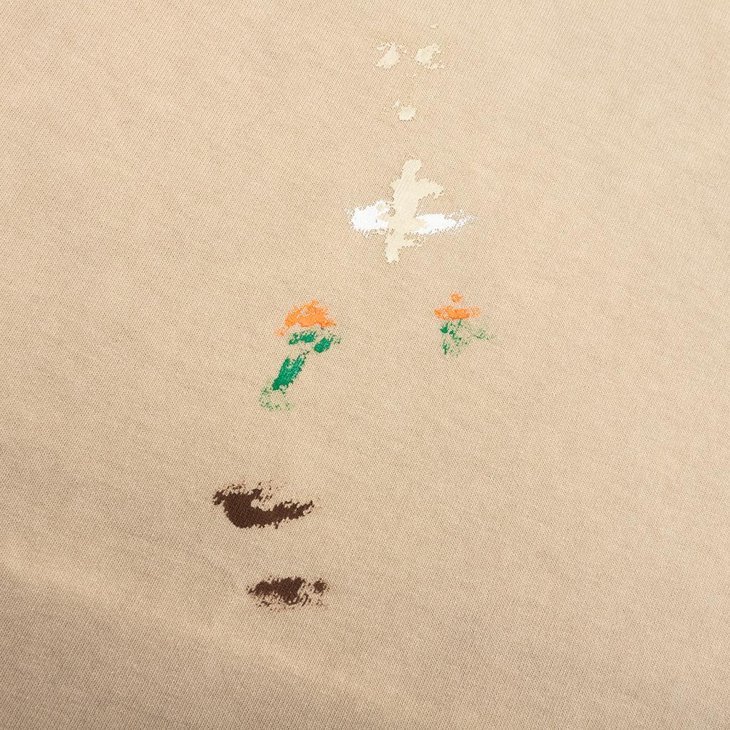 Vintage Logo Painted Tee - Taupe Male Product Image