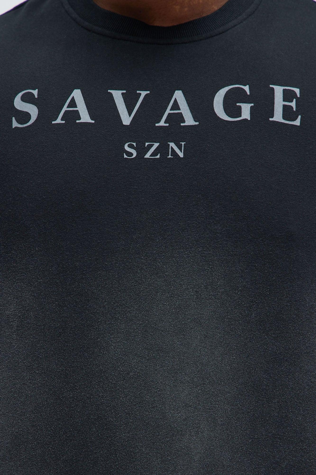 Savage SZN Short Sleeve Tee - Black Product Image