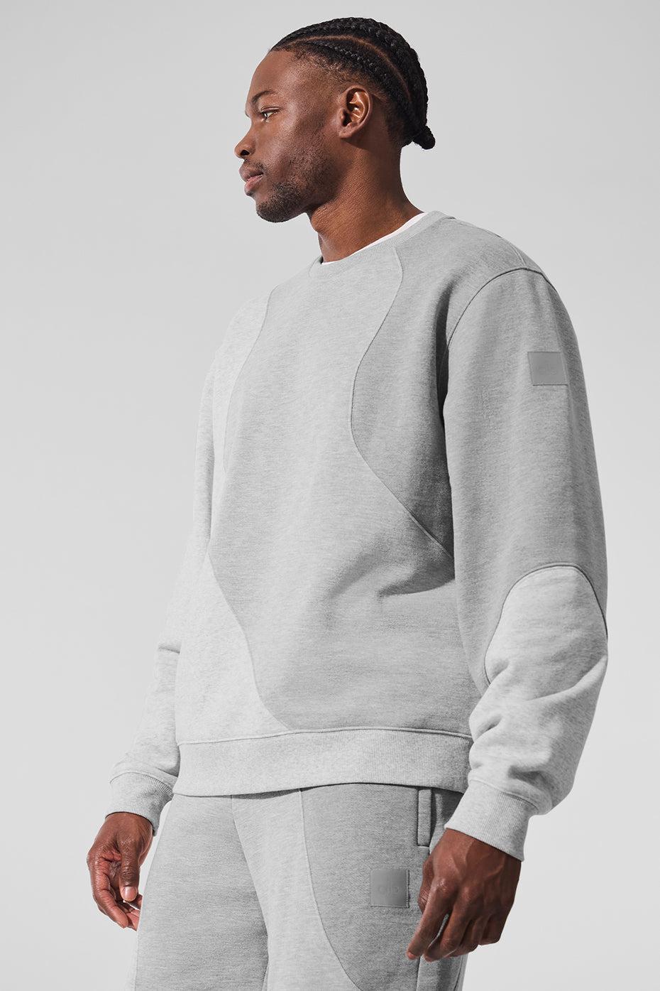 Make Waves Crew Neck Pullover - Athletic Heather Grey Tonal Male Product Image