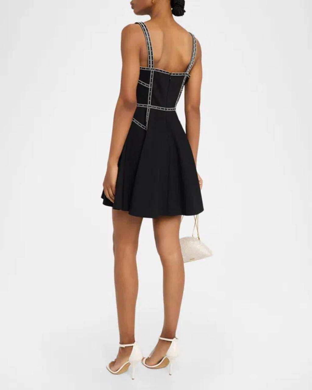 CINQ À SEPT Cinq A Sept Jelena Ribbon Embellished Dress In Multi Product Image