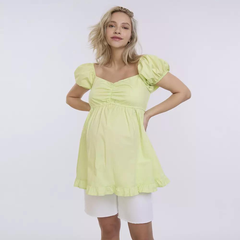 Maternity Motherhood® Off-The-Shoulder Ruched Top, Women's,  Product Image