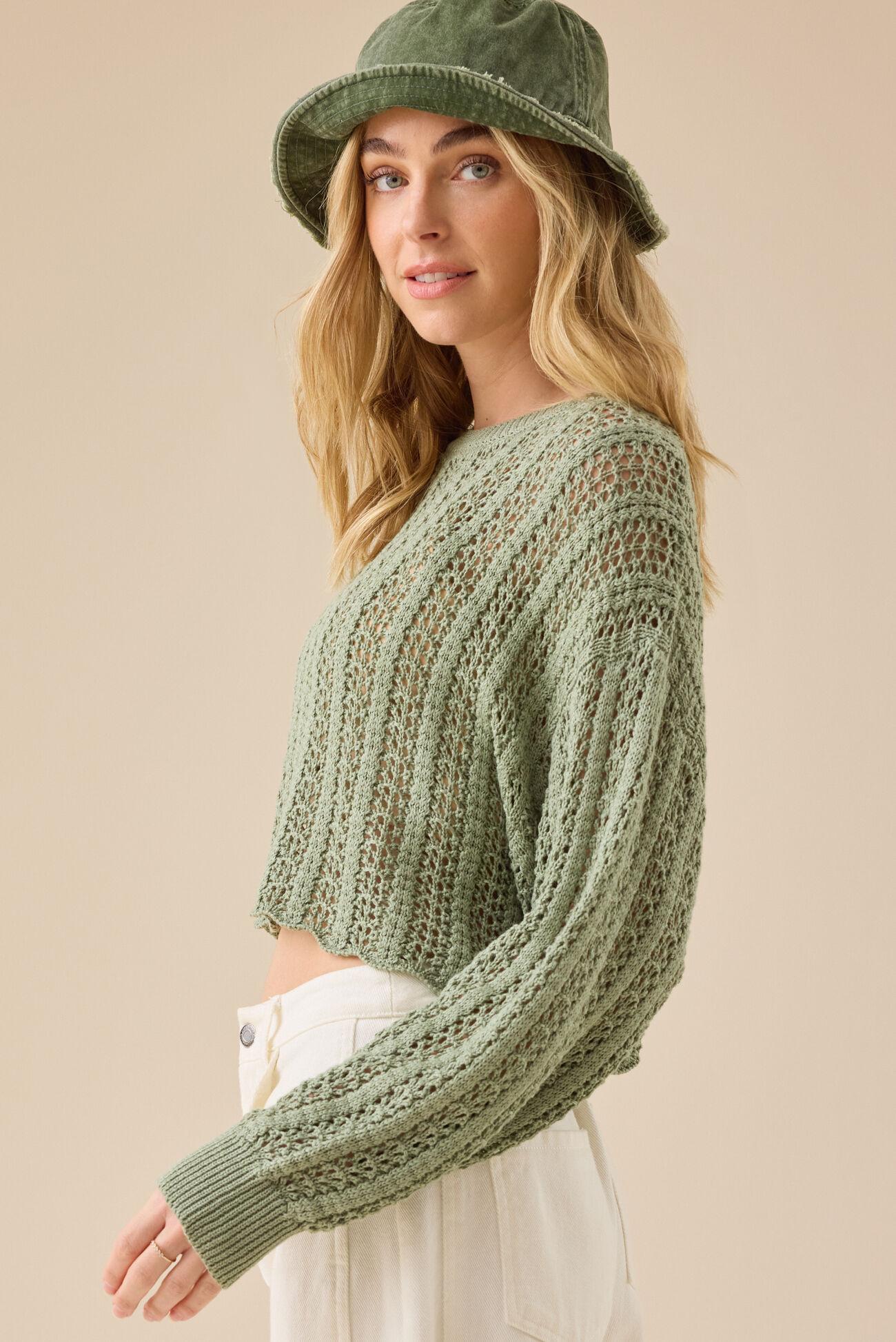 Anya Pointelle Sweater Product Image