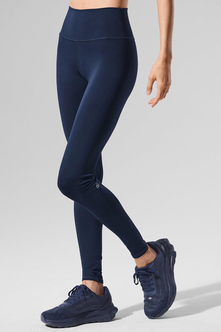 High-Waist Airlift Legging - Navy Product Image