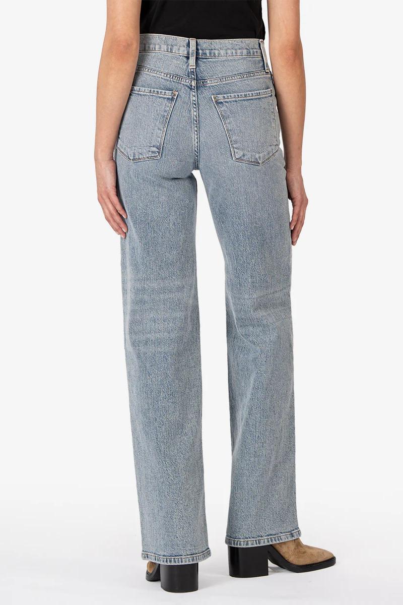 Sienna High Rise Wide Leg- Must w/ Medium Base Wash Product Image