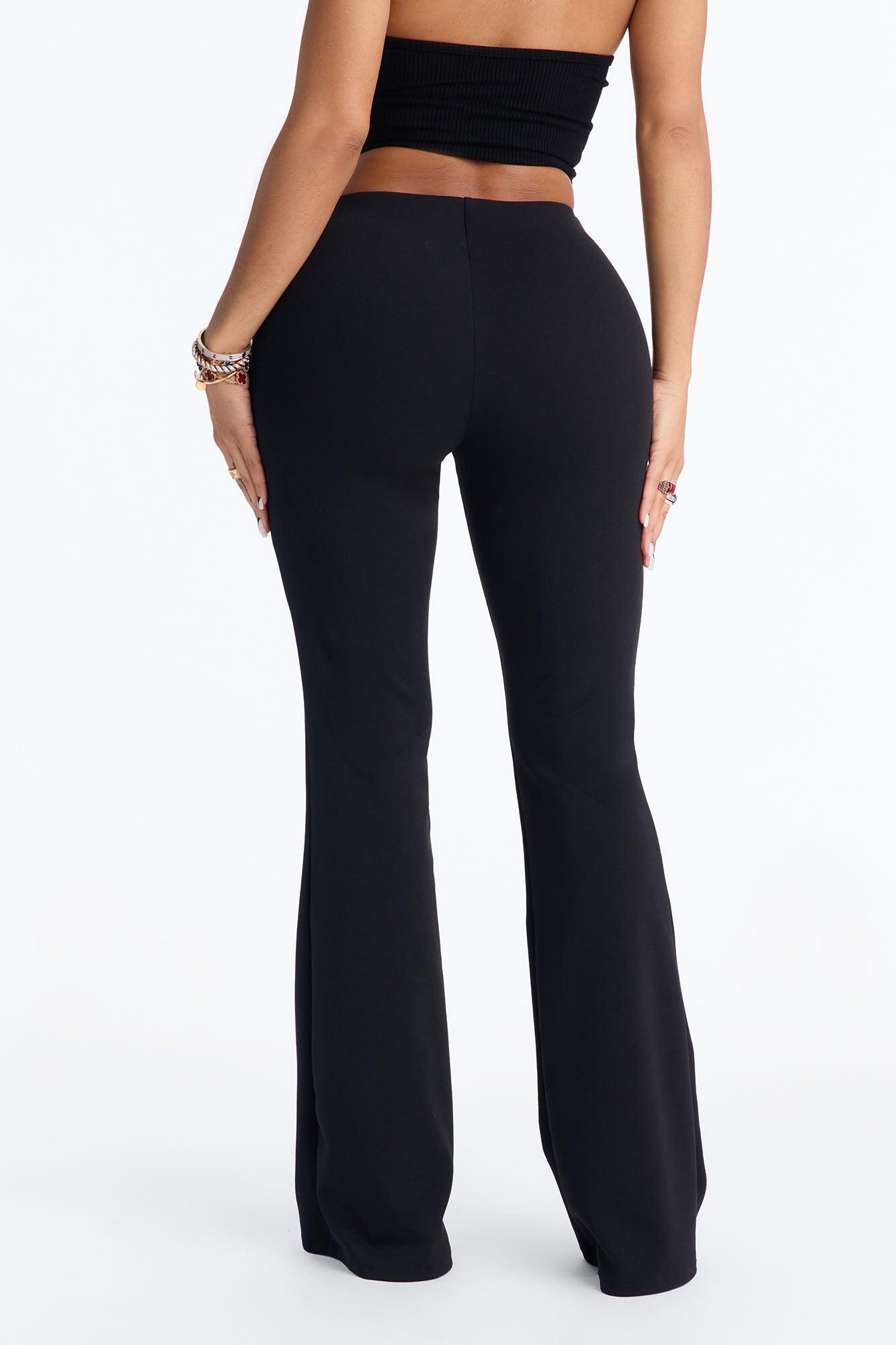 Kaia Low Rise Flare Pant 33″ - Black Female Product Image