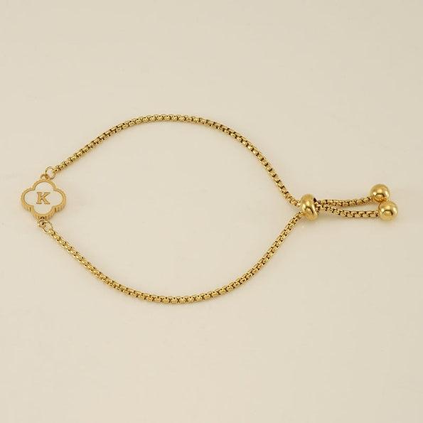 Clover Initial Bracelets Product Image