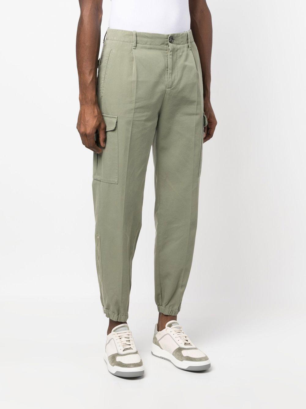 zip-cuff cargo trousers Product Image