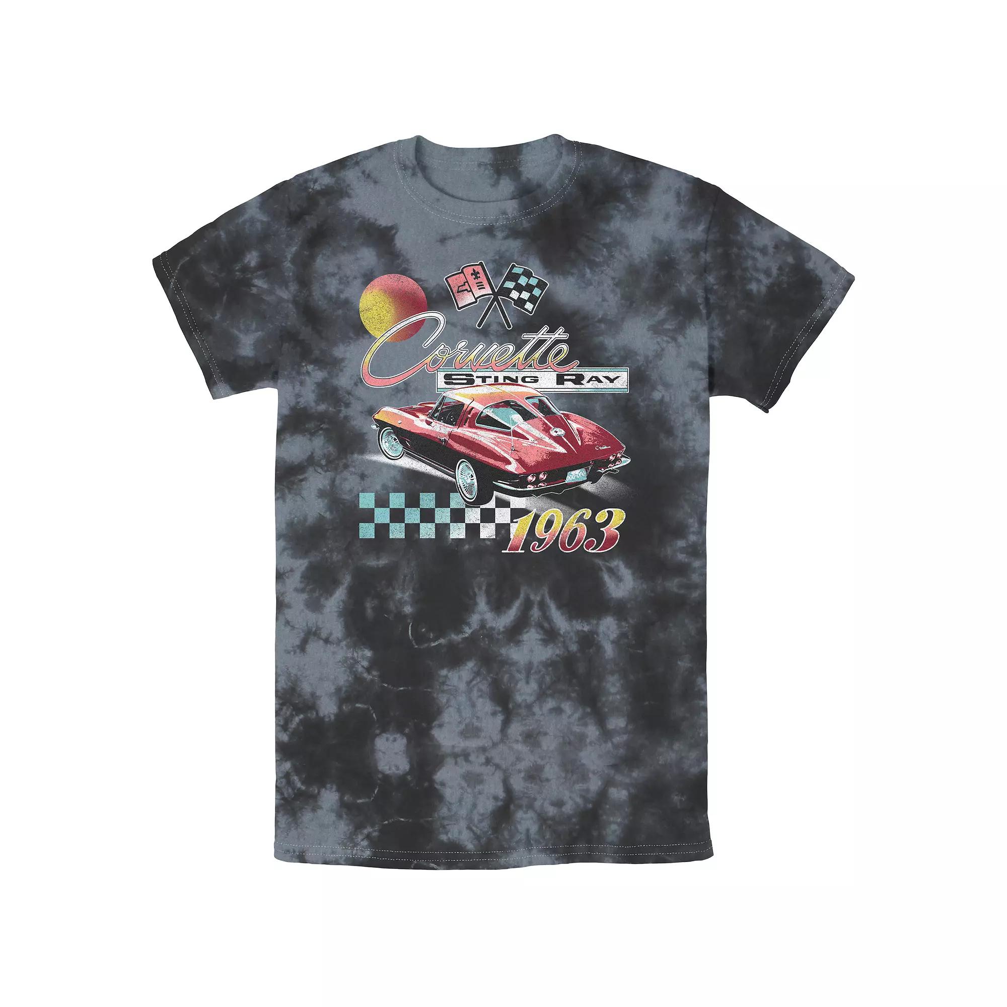 Men's Corvette Sting Ray Bombard Wash Graphic Tee,  Product Image