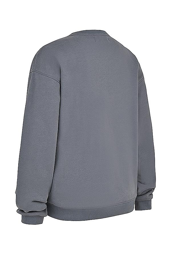 Haze  slate crew neck sweatshirt Product Image