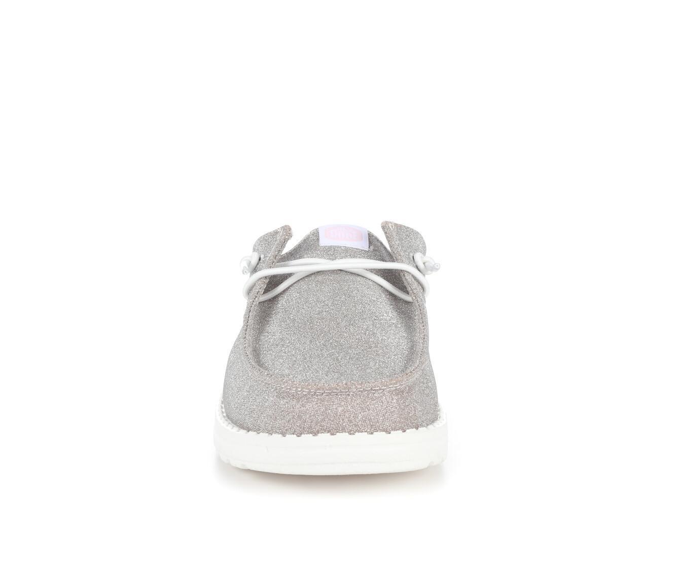 Women's HEYDUDE Wendy Slip Metallic Sparkle Casual Shoes Product Image