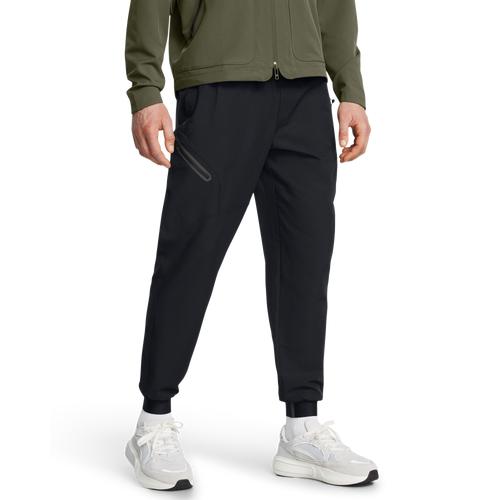 Under Armour Mens Under Armour Unstoppable Woven Joggers - Mens Castlerock/Black Product Image