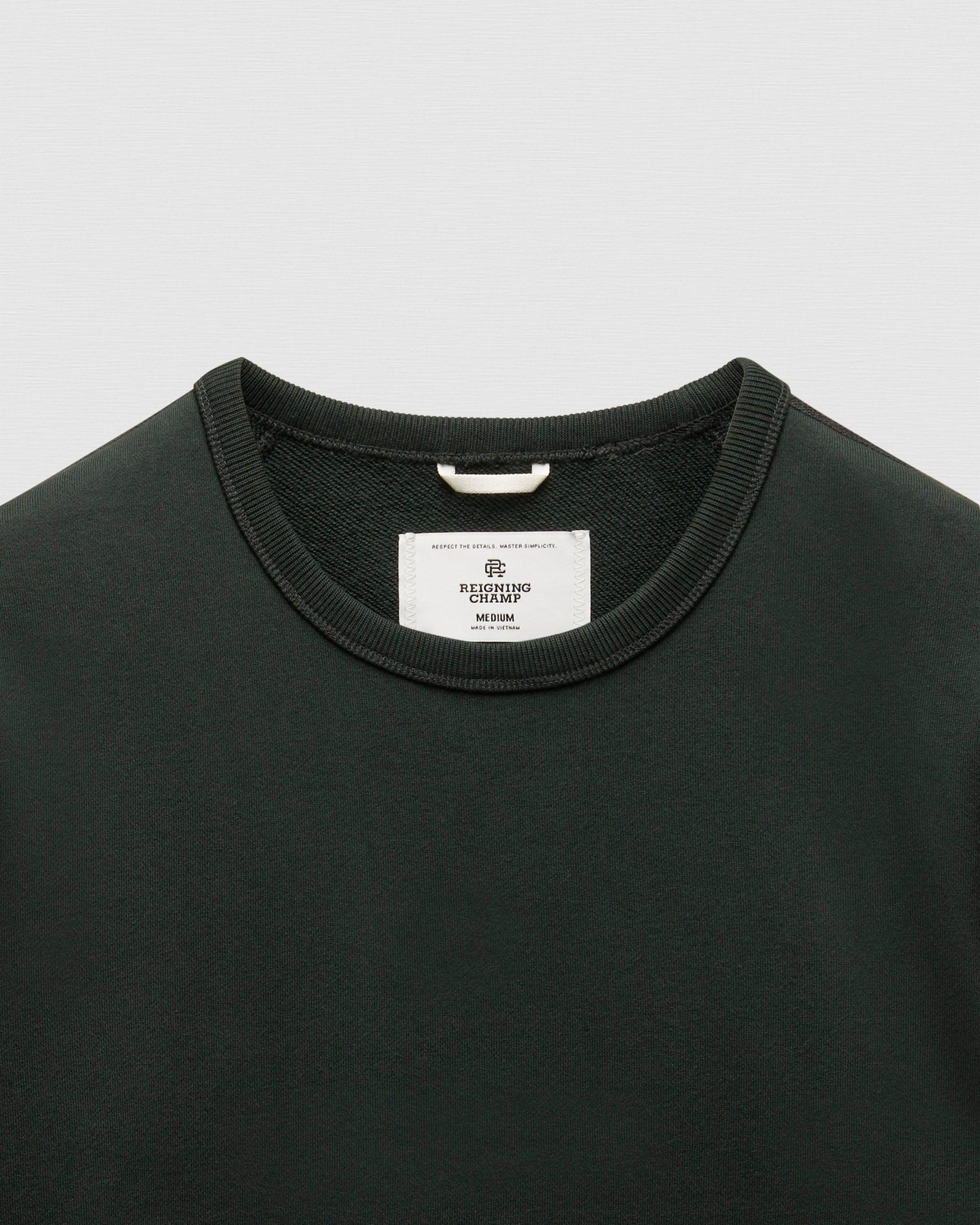 Midweight Terry Slim Crewneck - Vault Male Product Image