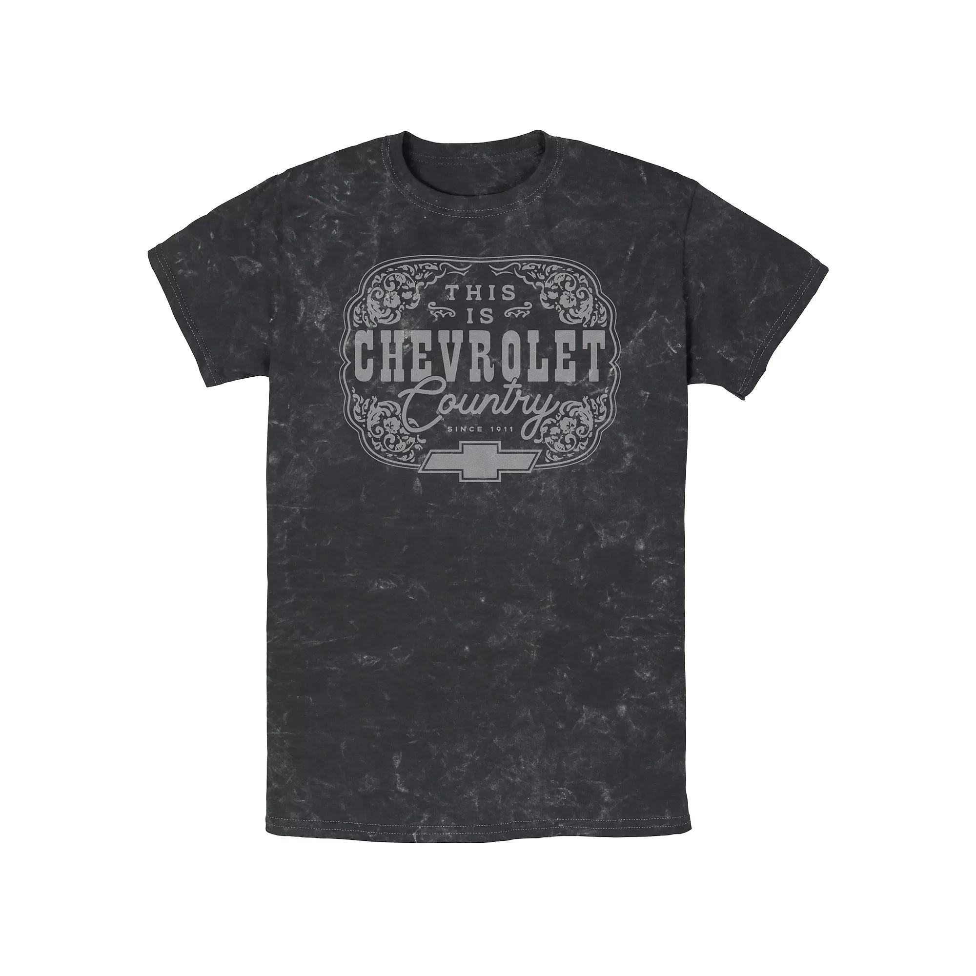 Men's This Is Chevrolet Country Badge Mineral Wash Graphic Tee,  Product Image