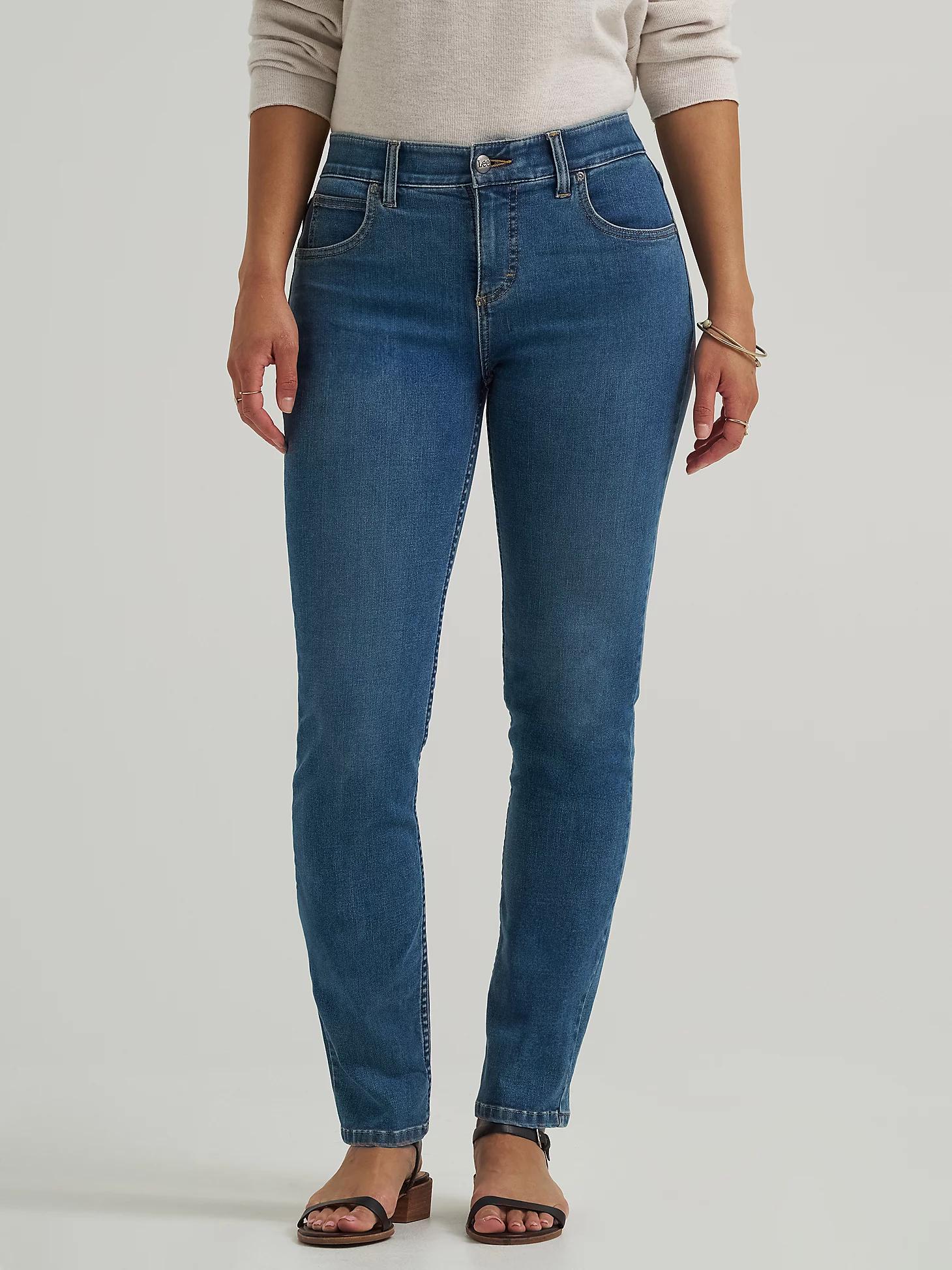 Women's Ultra Lux Comfort Flex Motion Slim Straight Jean with Ever Fit® | Women's Jeans | Lee® Product Image