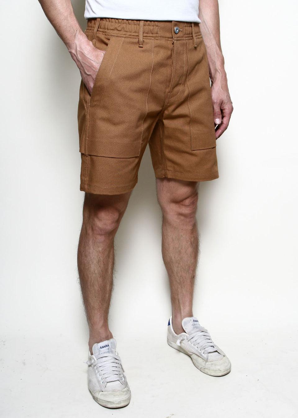 Fatigue Shorts // Camel Canvas Product Image
