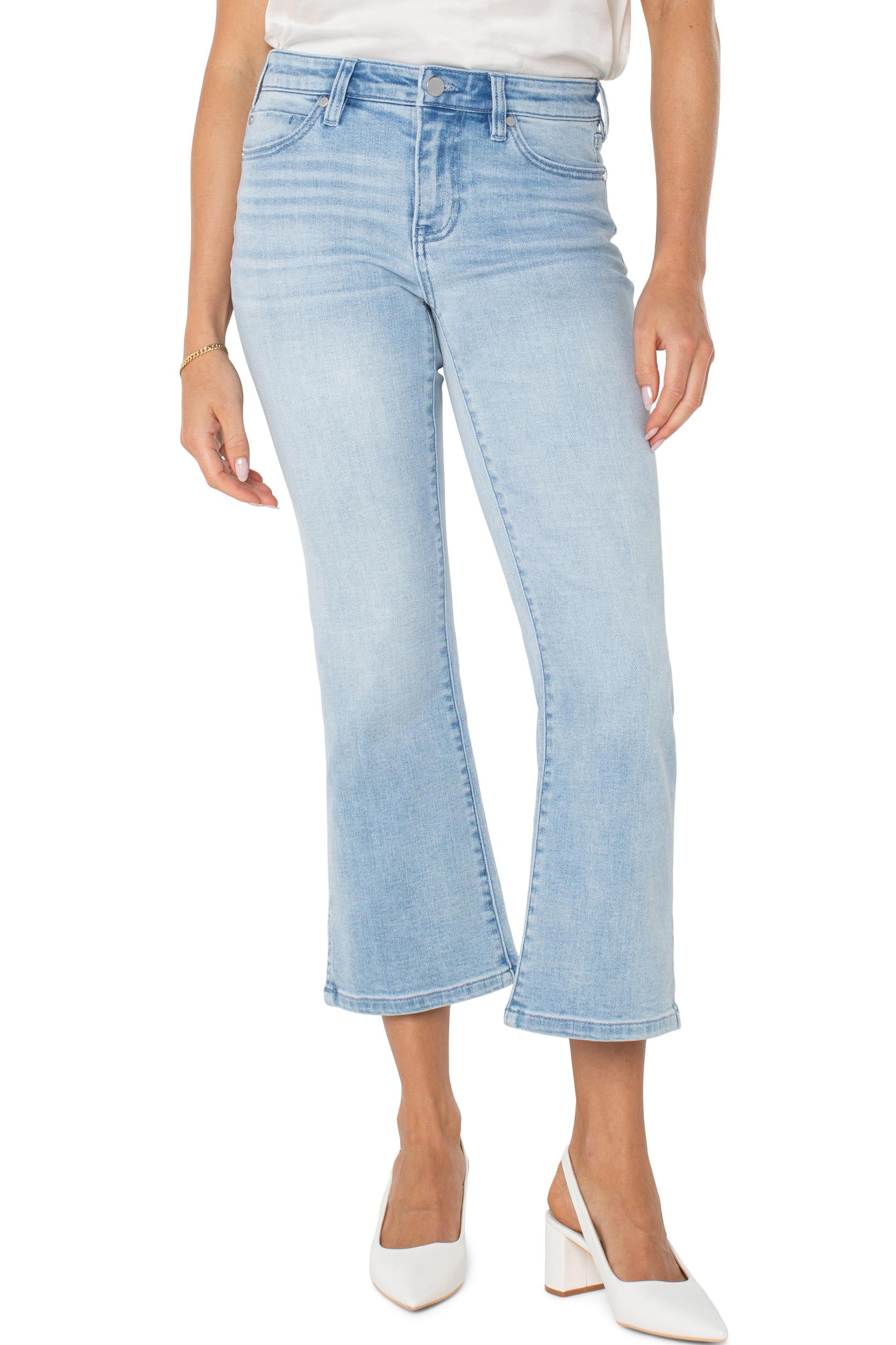 Hannah Crop Flare With Slit Hem Product Image