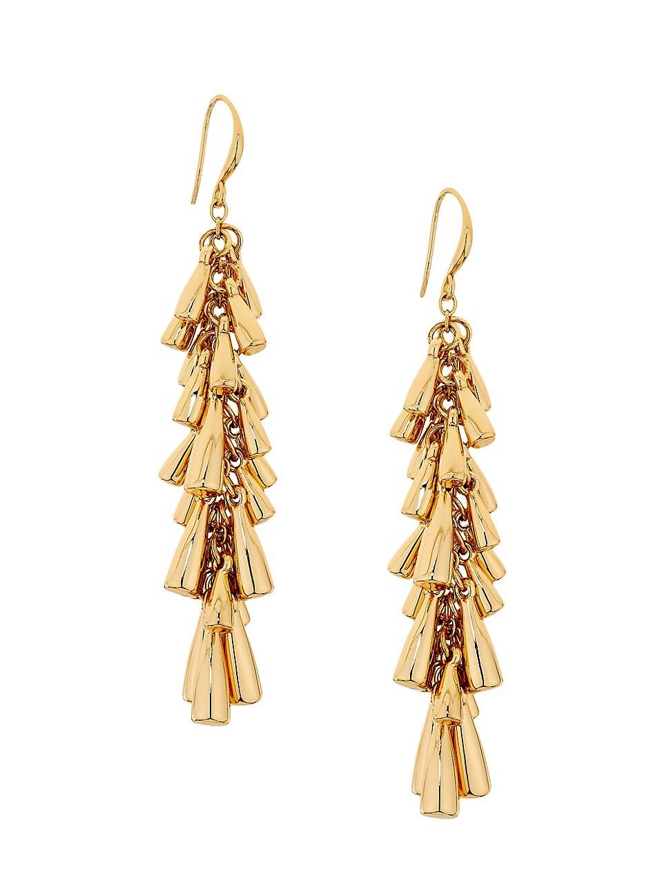 Womens Droplet Gena Goldtone Earrings Product Image