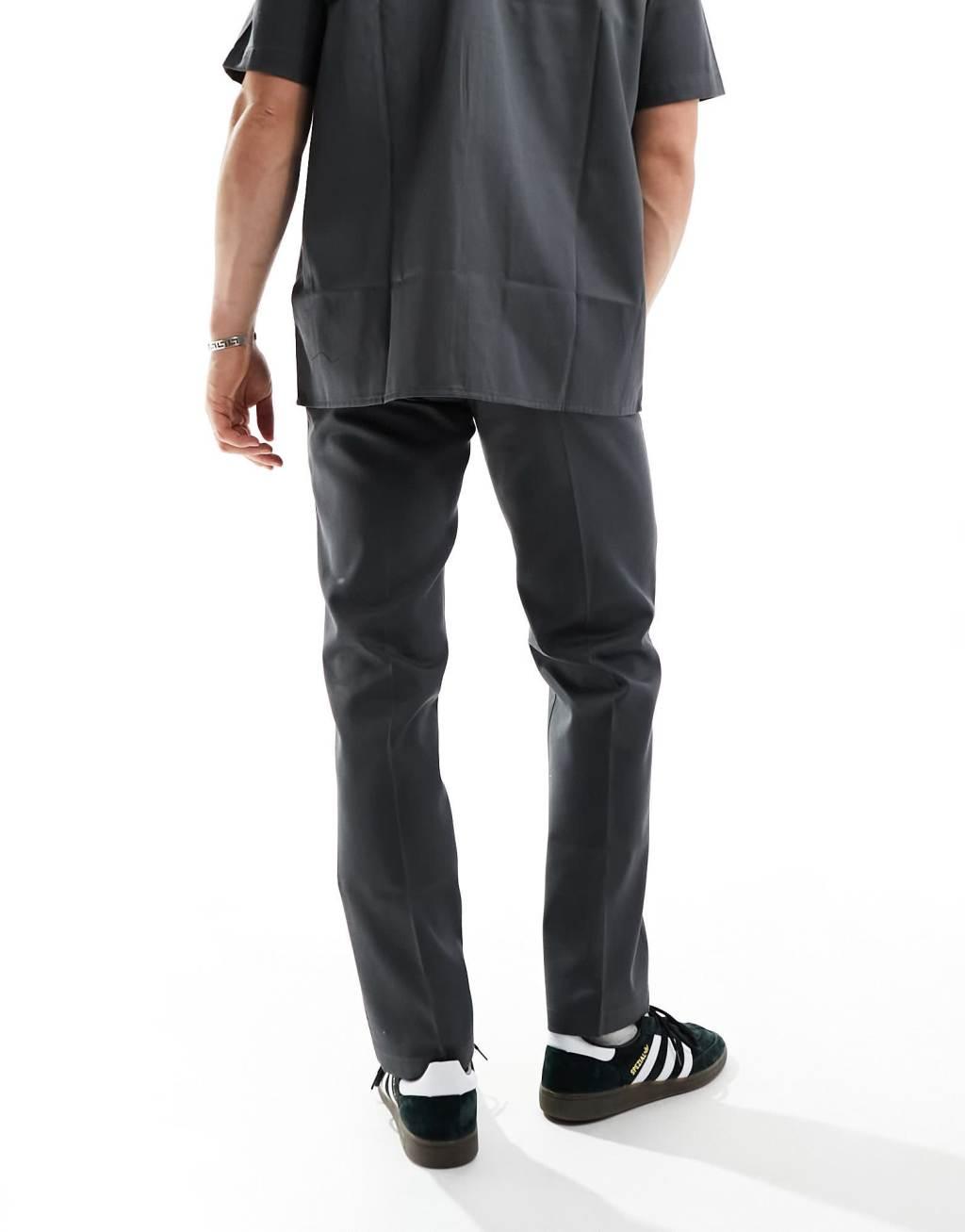 Dickies 874 straight fit work pants in dark gray Product Image