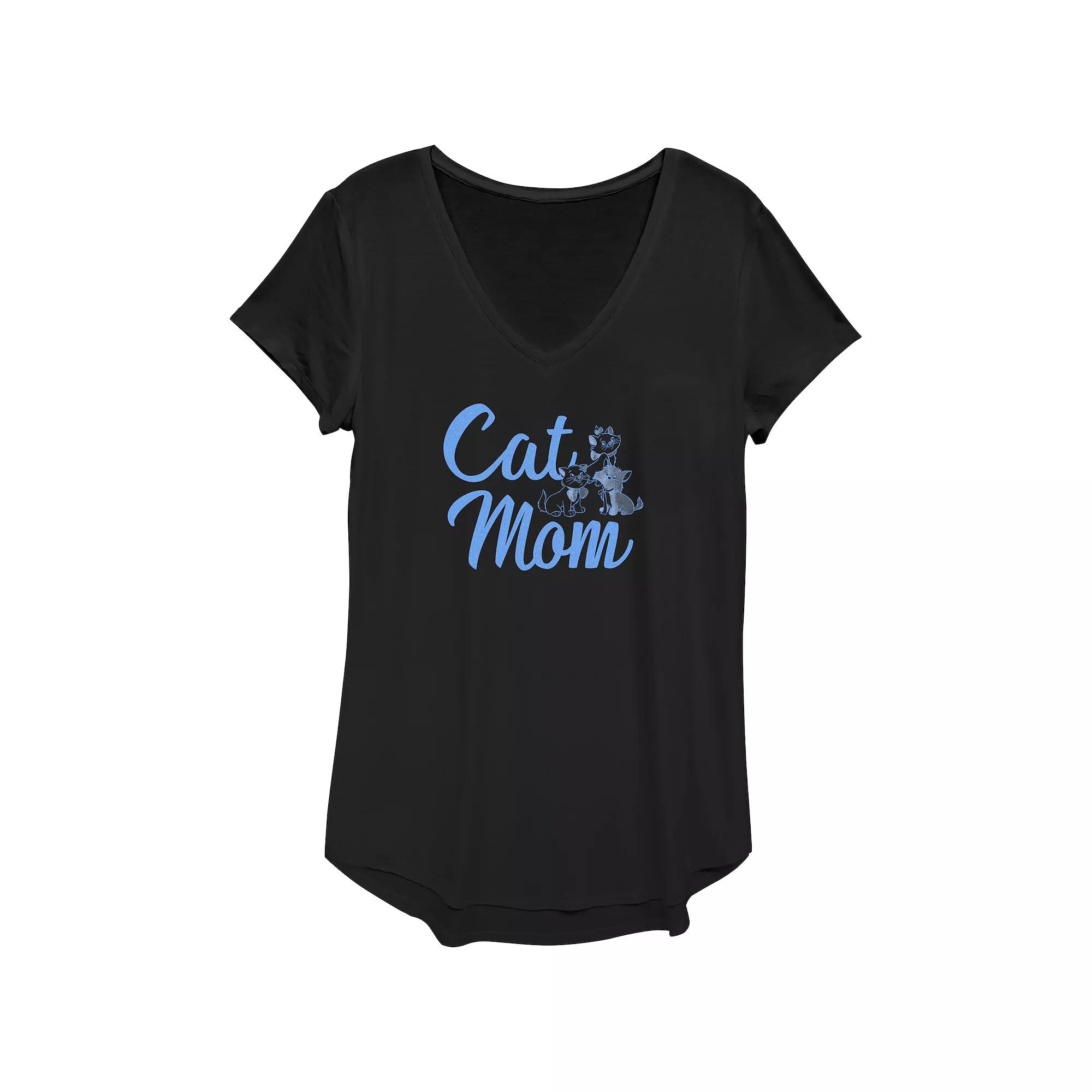 Disney's The Aristocats Cat Mom Women's Graphic Tee,  Product Image