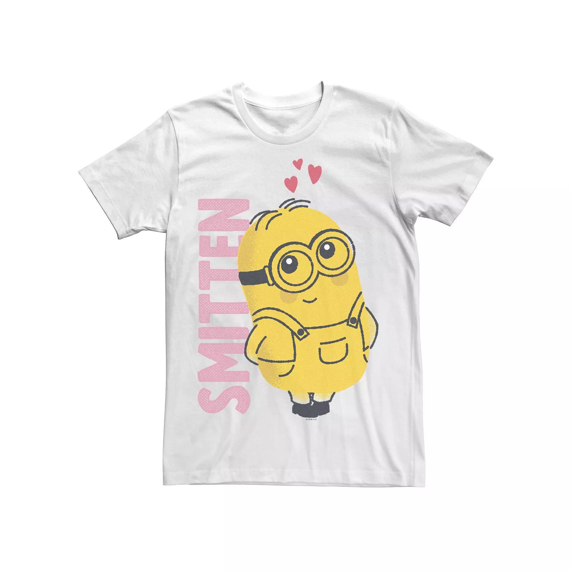 Men's Minions Smitten Cute Portrait Tee,  Product Image