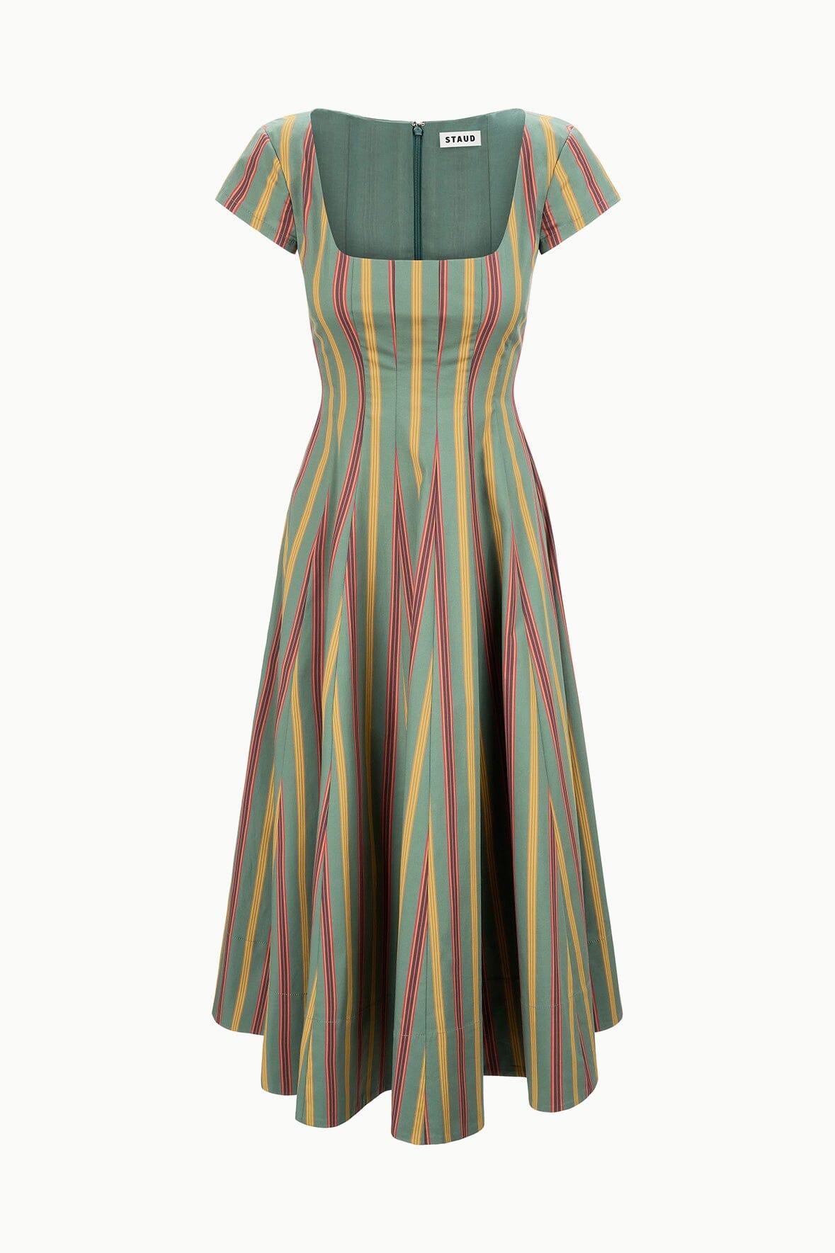 SHORT SLEEVE WELLS DRESS | TRAILBLAZER STRIPE Product Image