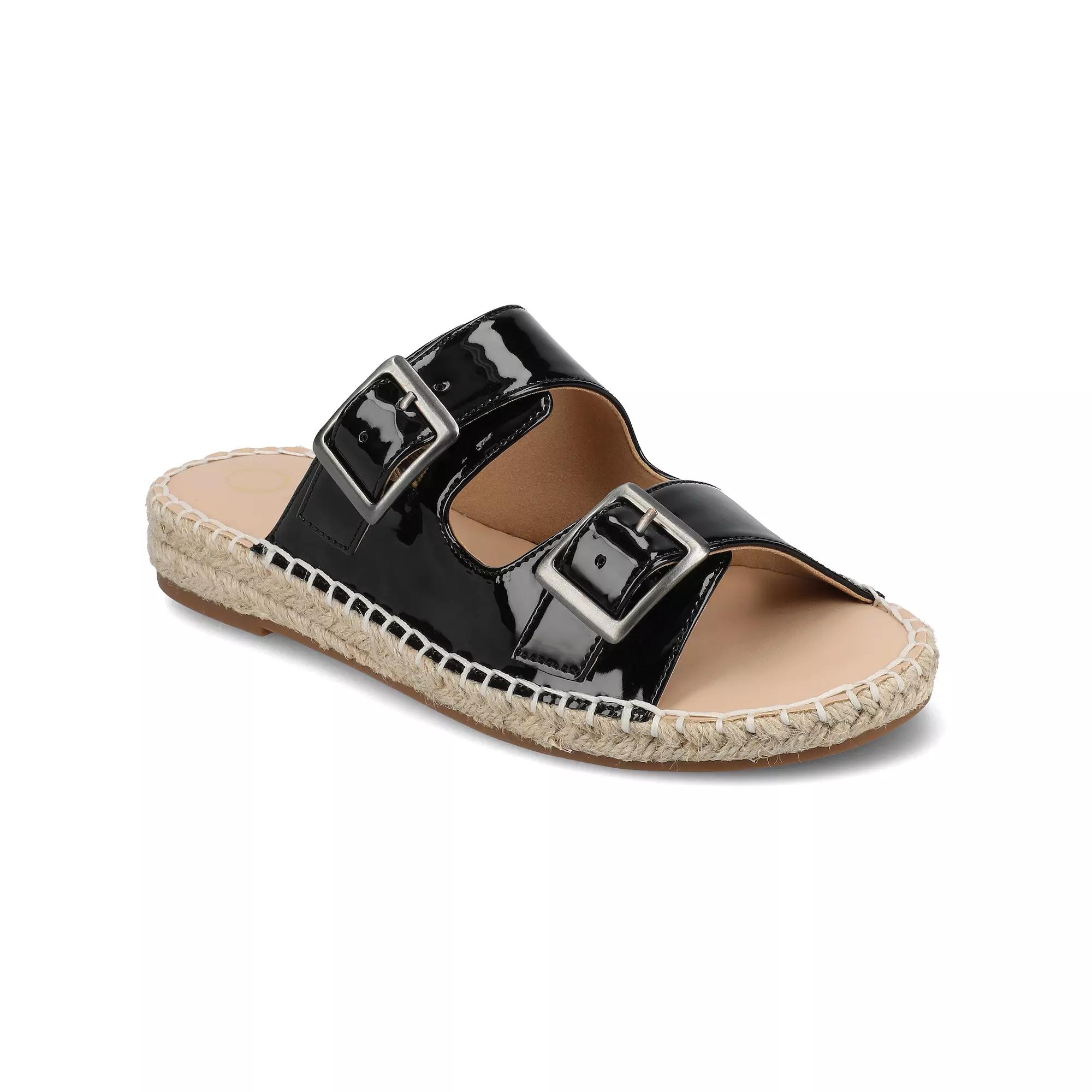 Journee Women's Tresah Double Strap Espadrille Sandals,  Product Image